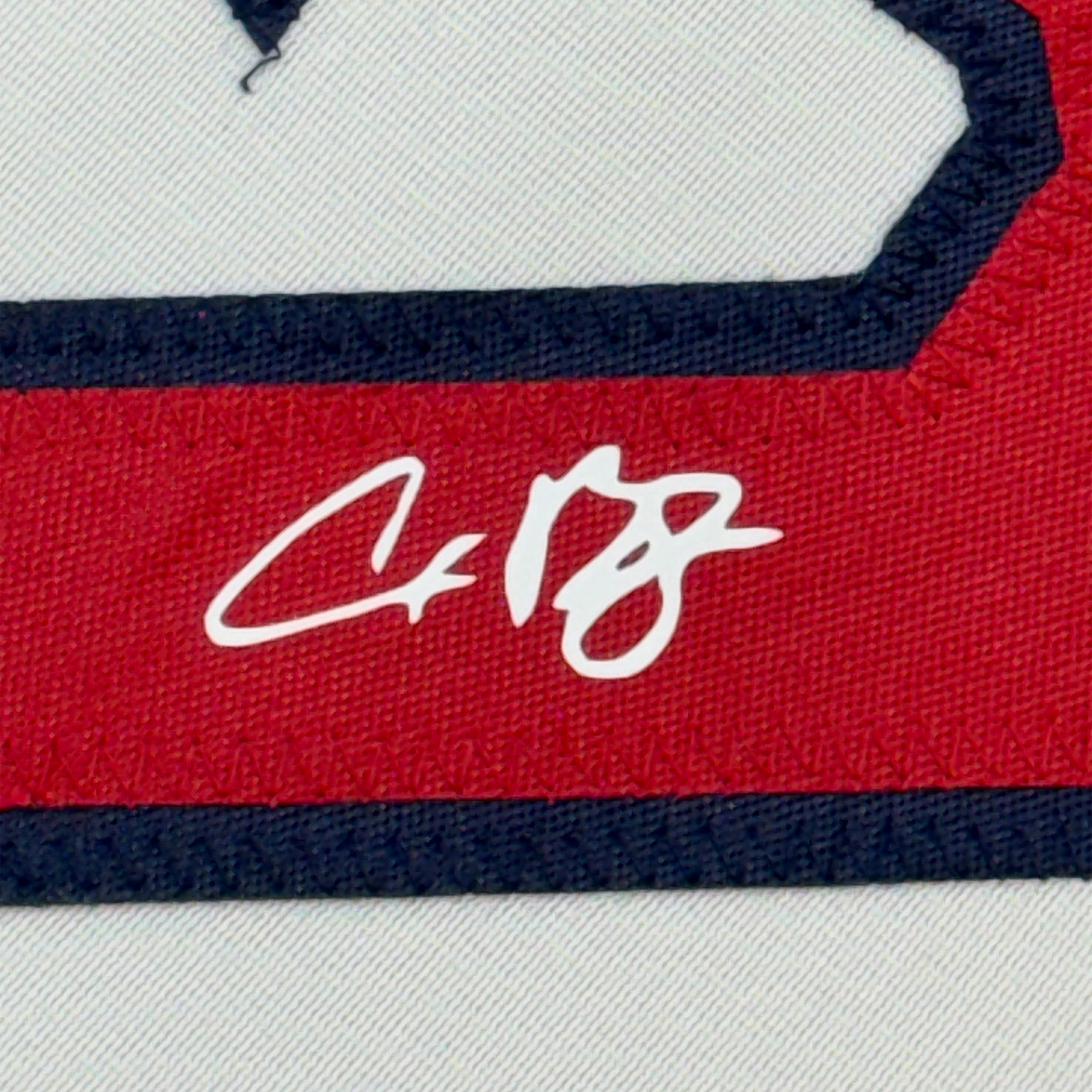 Framed Facsimile Autographed Alex Bregman 35x39 Boston White Reprint Laser Auto Baseball Jersey