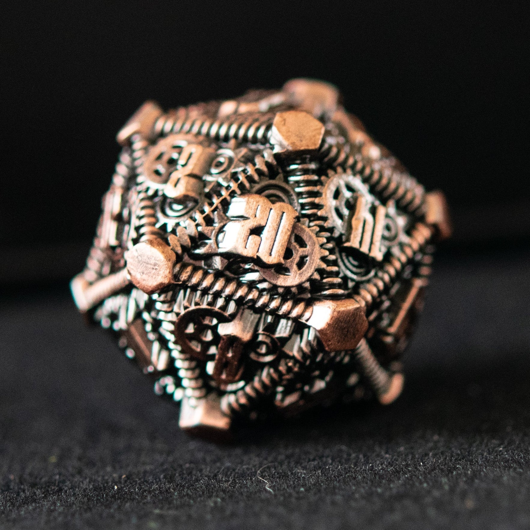 Bronze - Weird West Wasteland Metal Dice Set