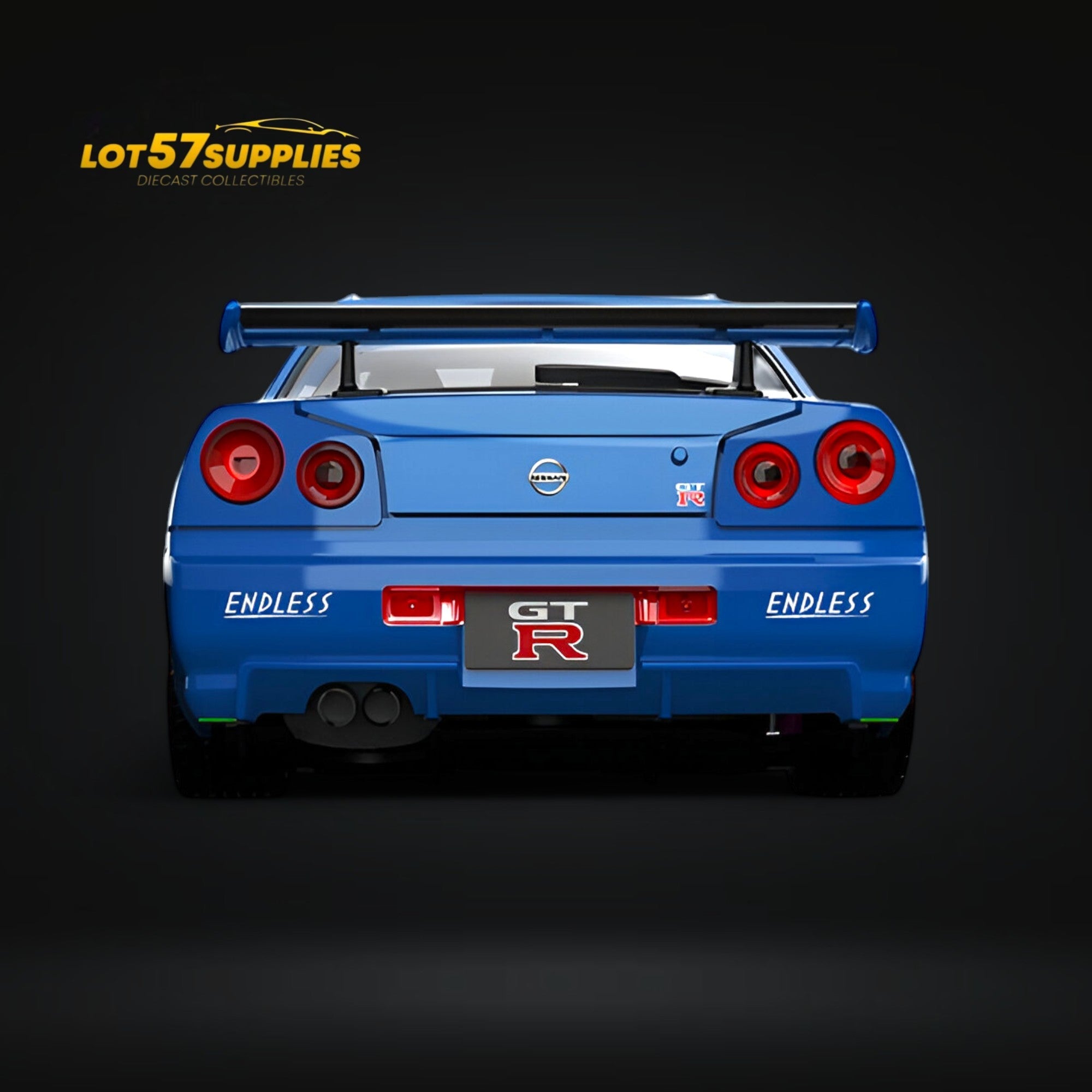 (Pre-Order) Cool Art Skyline R34 Blue #92 Ordinary 1:64