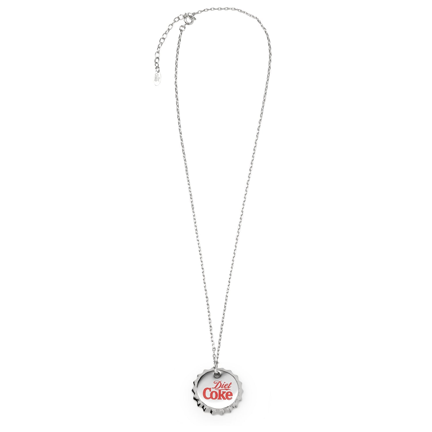 Diet Coke Bottle Cap Red Necklace