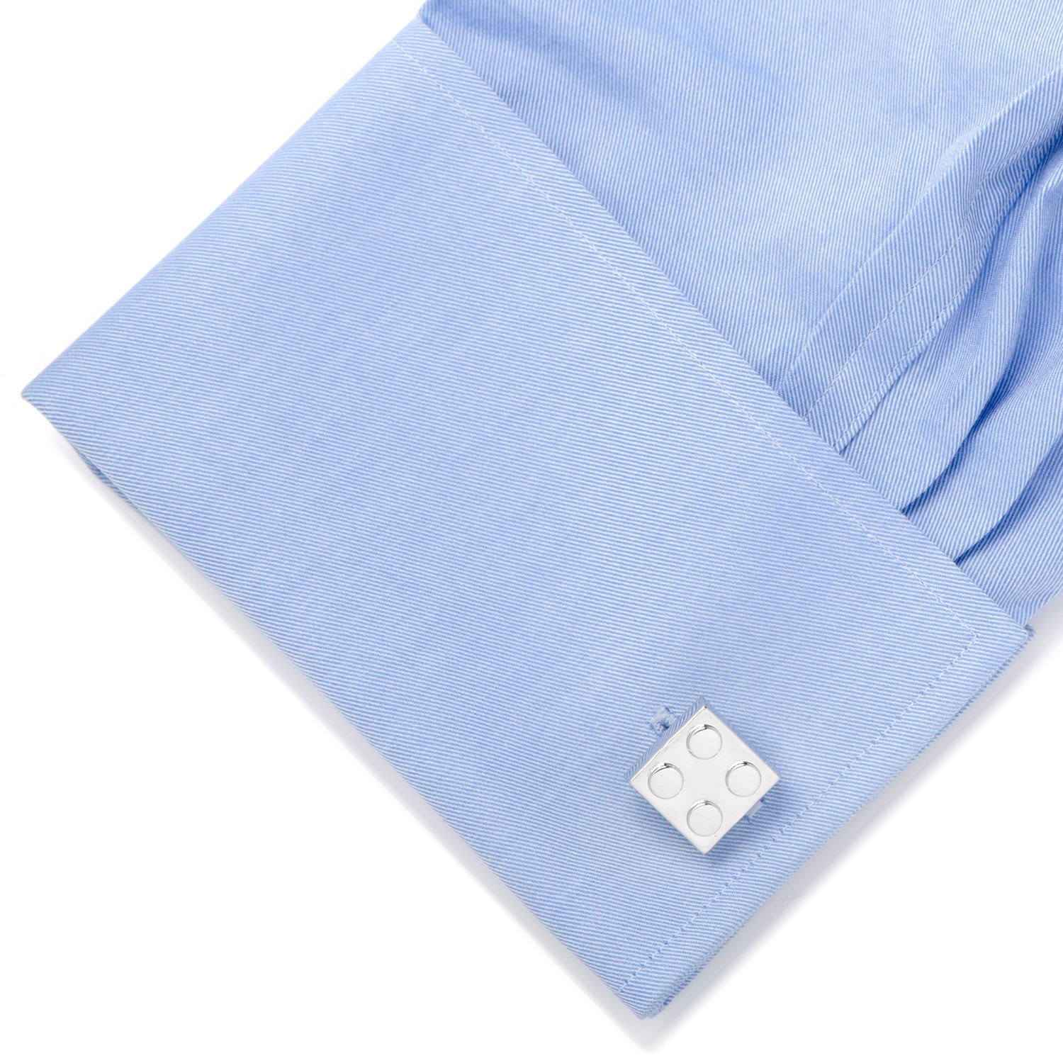 Silver Building Block Cufflinks