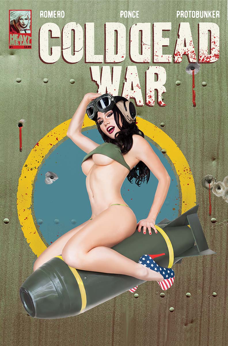 Cold Dead War #1 (Of 4) 2nd Print Robert Alvarado B-17 Bomber Pin-Up GGA Variant (Mr) (09/08/2021) Heavy Metal