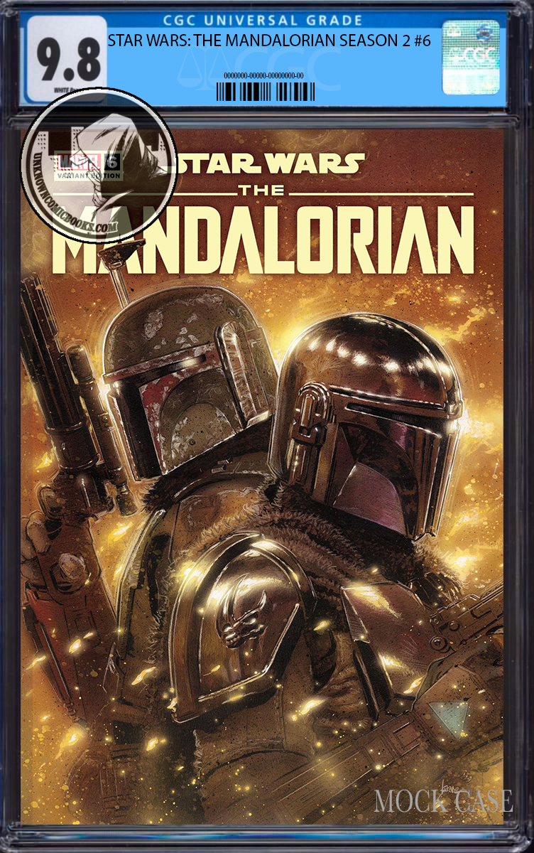 STAR WARS: THE MANDALORIAN SEASON 2 #6 UNKNOWN COMICS KAARE ANDREWS EXCLUSIVE VAR [CGC 9.8 BLUE LABEL] (06/26/2024)