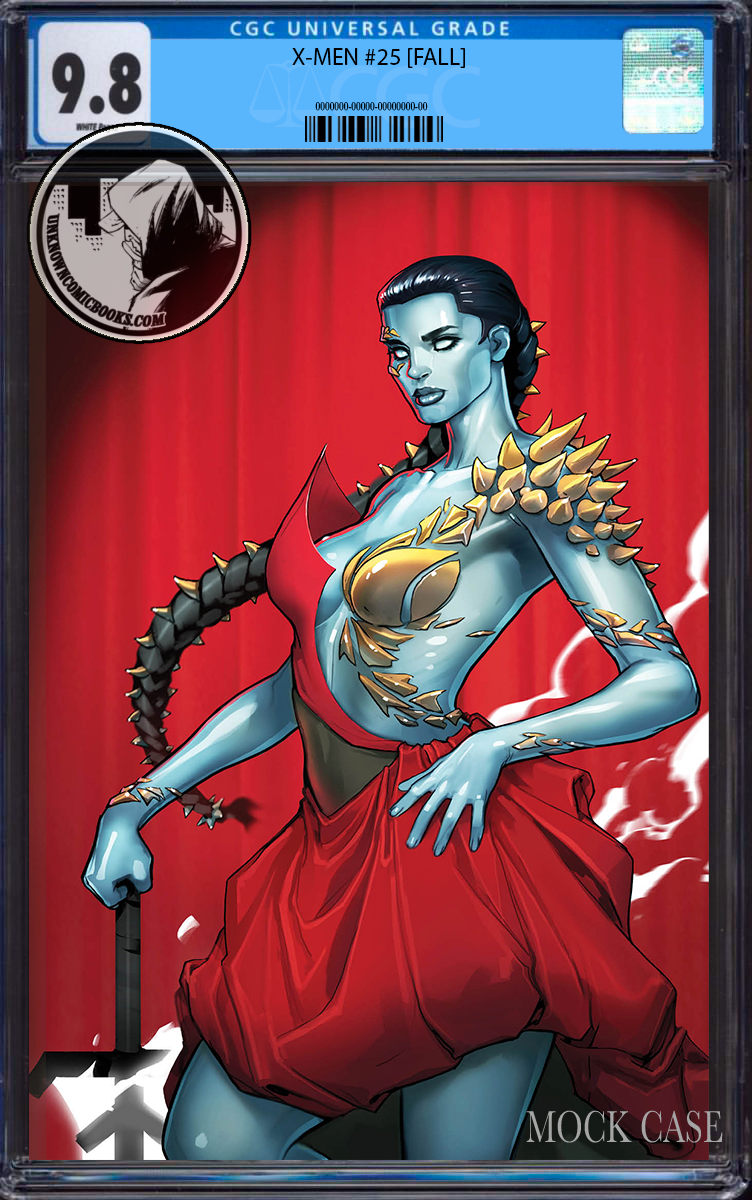X-MEN #25 [FALL] UNKNOWN COMICS DAVID NAKAYAMA HELLFIRE EXCLUSIVE VIRGIN VAR CGC 9.8 BLUE LABEL (03/27/2024)