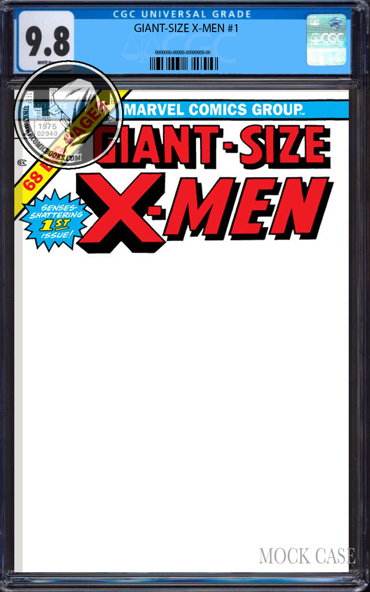 GIANT-SIZE X-MEN #1 FACSIMILE EDITION [NEW PRINTING] UNKNOWN COMICS EXCLUSIVE BLANK VAR CGC 9.8 BLUE LABEL (03/27/2024)