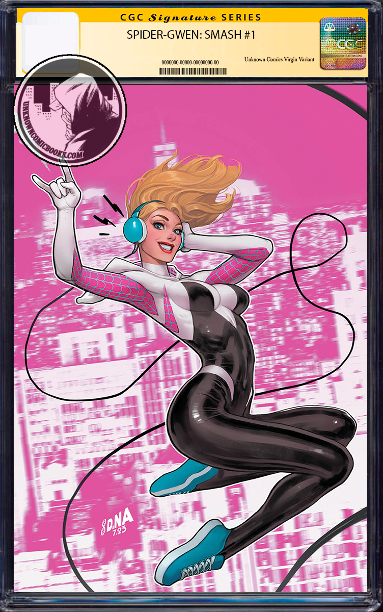 SPIDER-GWEN: SMASH #1 UNKNOWN COMICS DAVID NAKAYAMA EXCLUSIVE VIRGIN VAR [CGC 9.6+ YELLOW LABEL] (07/31/2024)