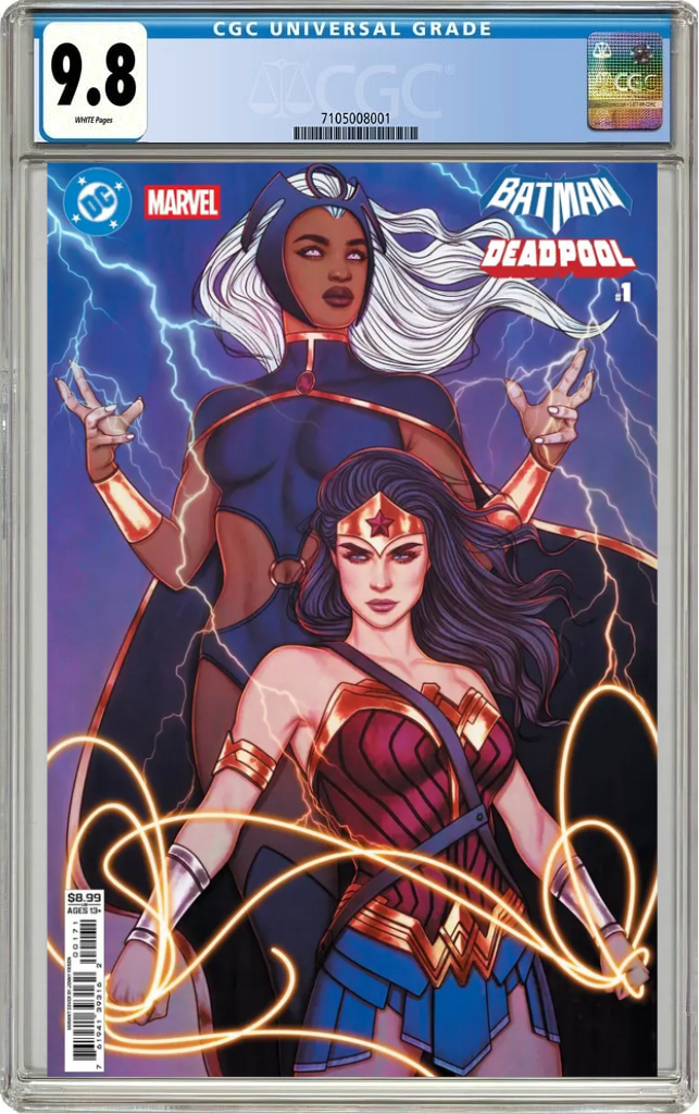 Dc Marvel Batman Deadpool #1 (One Shot) H Jenny Frison Wonder Woman Storm Variant (11/19/2025) Dc CGC 9.8