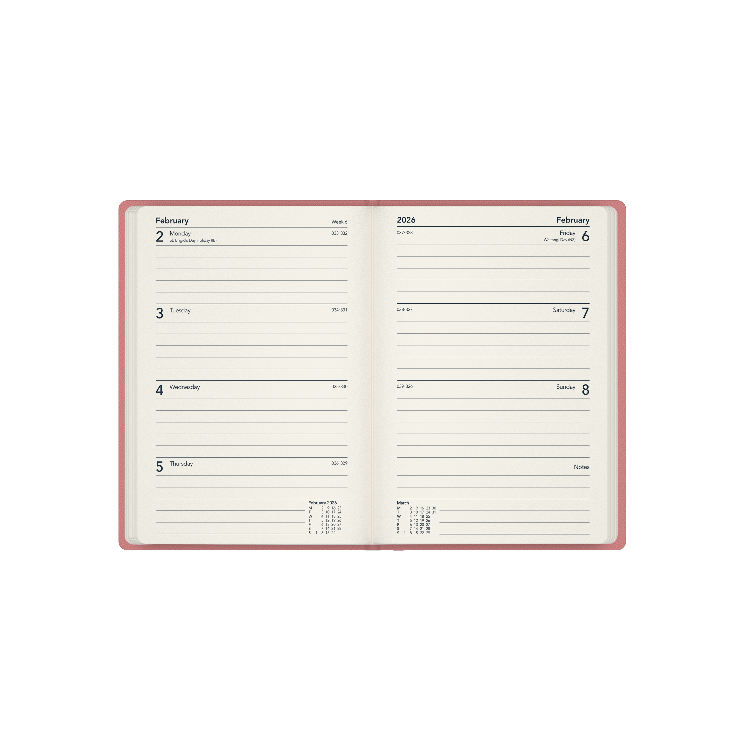 Legacy - A6 Week-to-View Mid/Academic Year Diary Planner 2025-2026