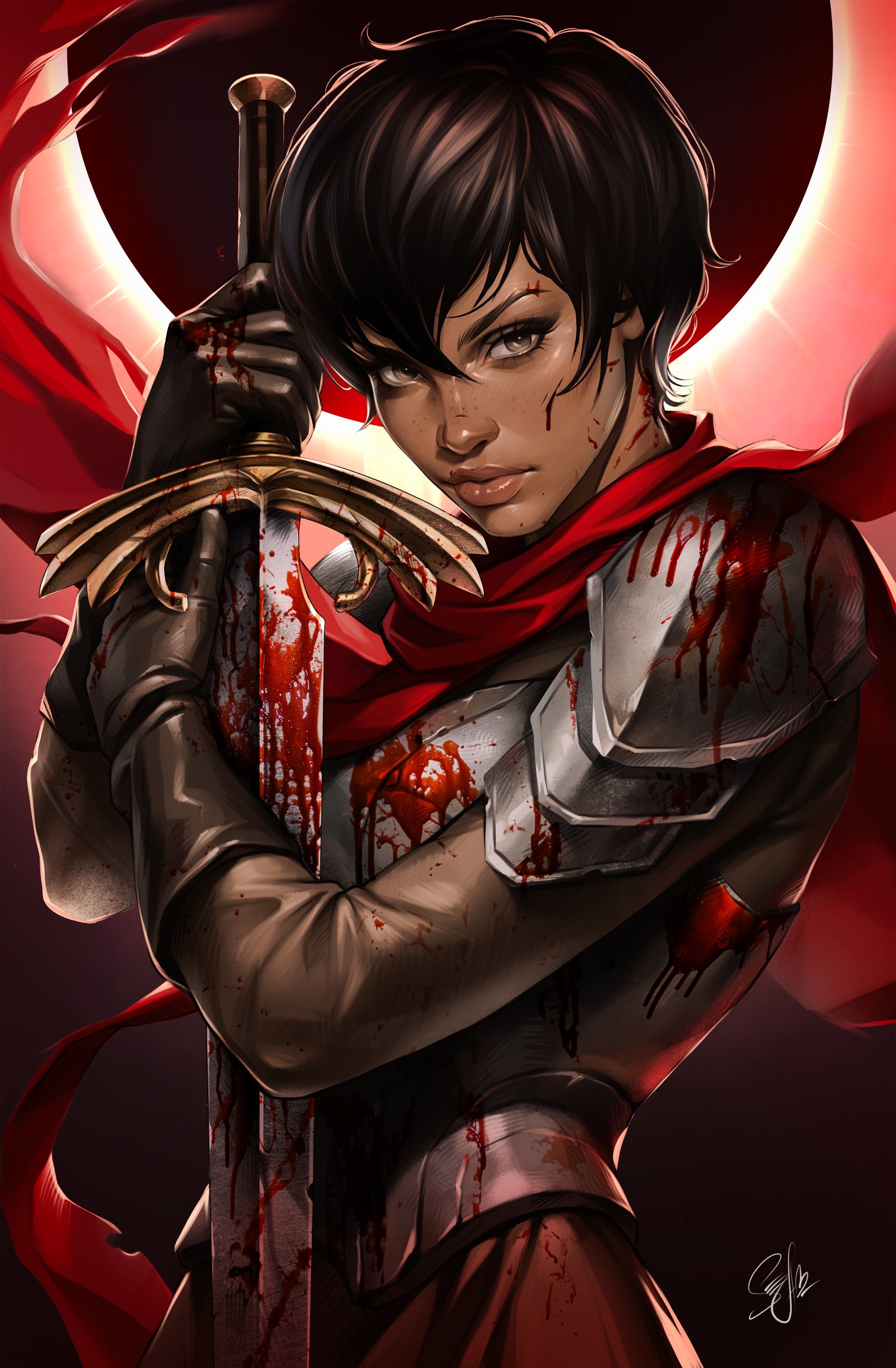 TRIBUTE KENTARO MIURA CREATOR OF BERSERK - KATYA SINYUKHINA COVER C LTD 100 FANEXPO NEW ORLEANS EXCLUSIVE