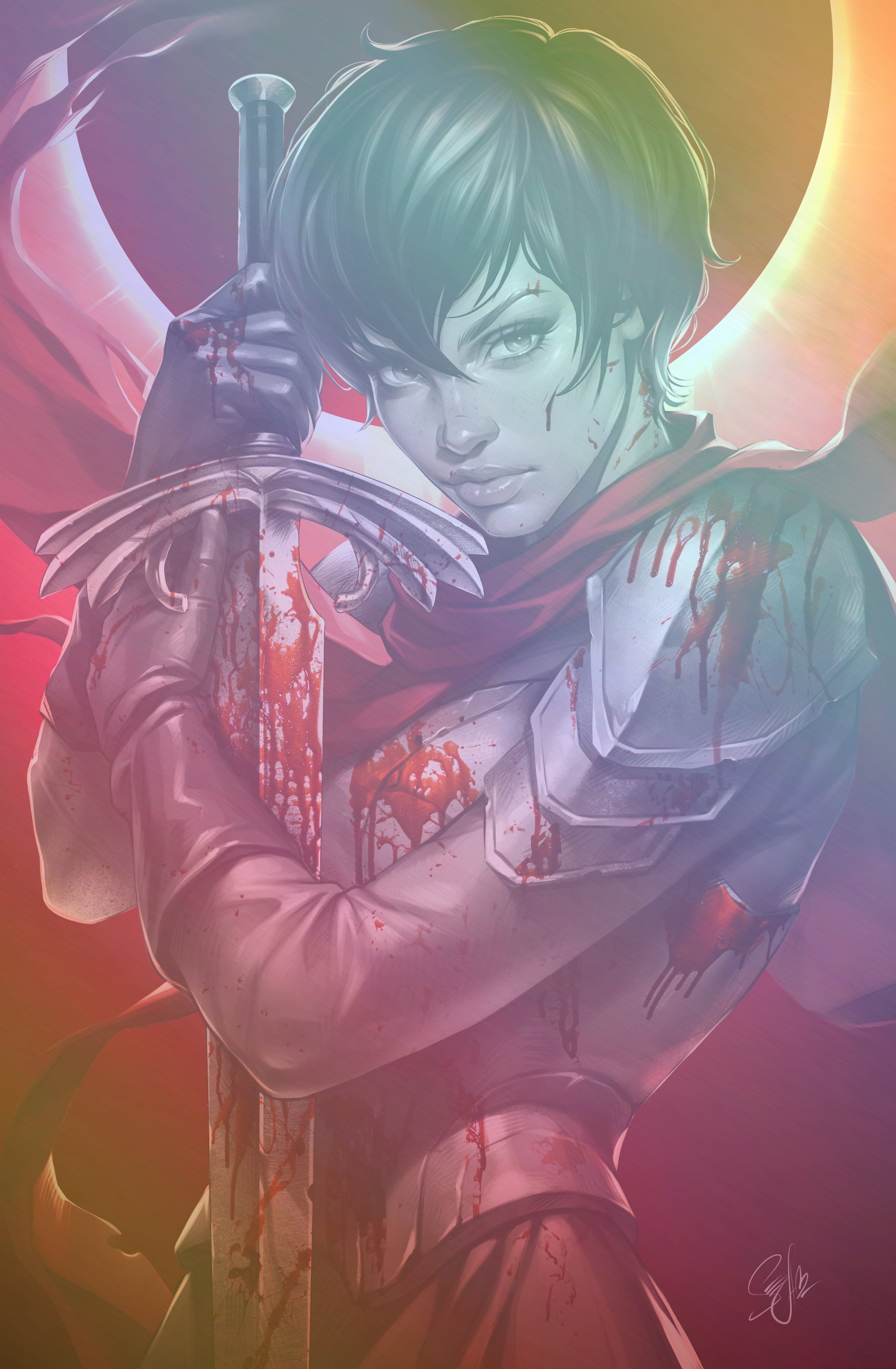 TRIBUTE KENTARO MIURA CREATOR OF BERSERK - KATYA SINYUKHINA COVER D FANEXPO NEW ORLEANS EXCLUSIVE