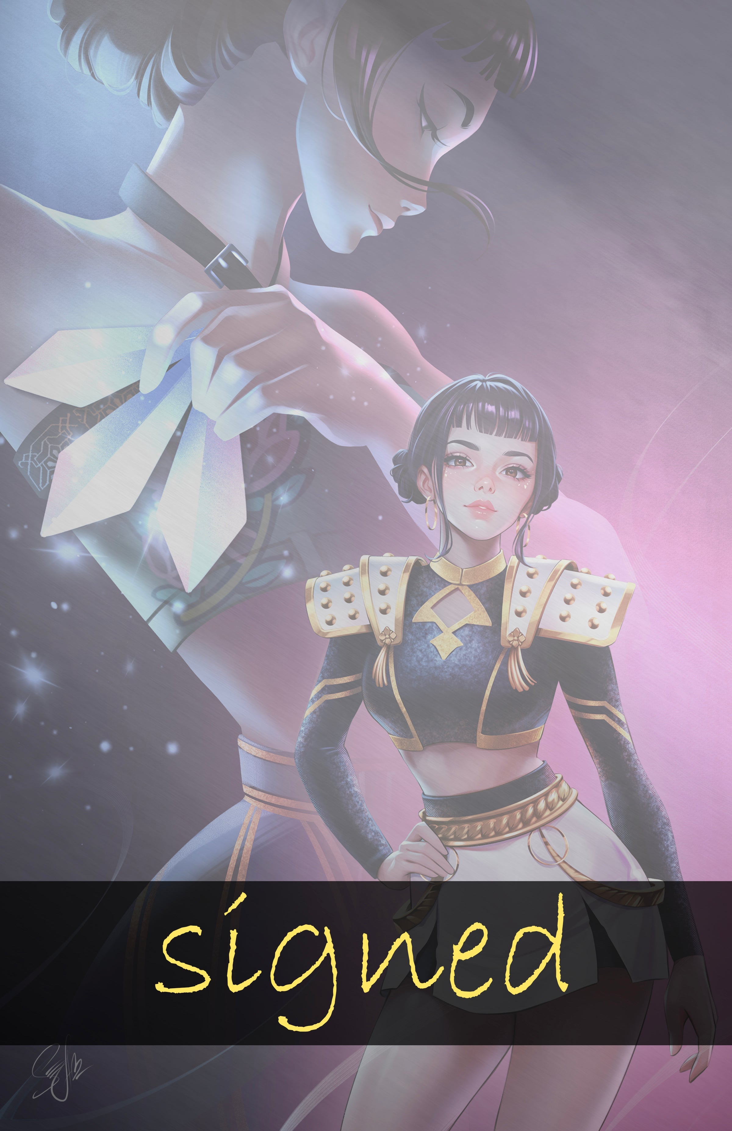 KPOP DEMON HUNTERS "ZOEY" ARTBOOK - KATYA SINYUKHINA FOIL VARIANT FANEXPO NEW ORLEANS EXCLUSIVE - Preorder