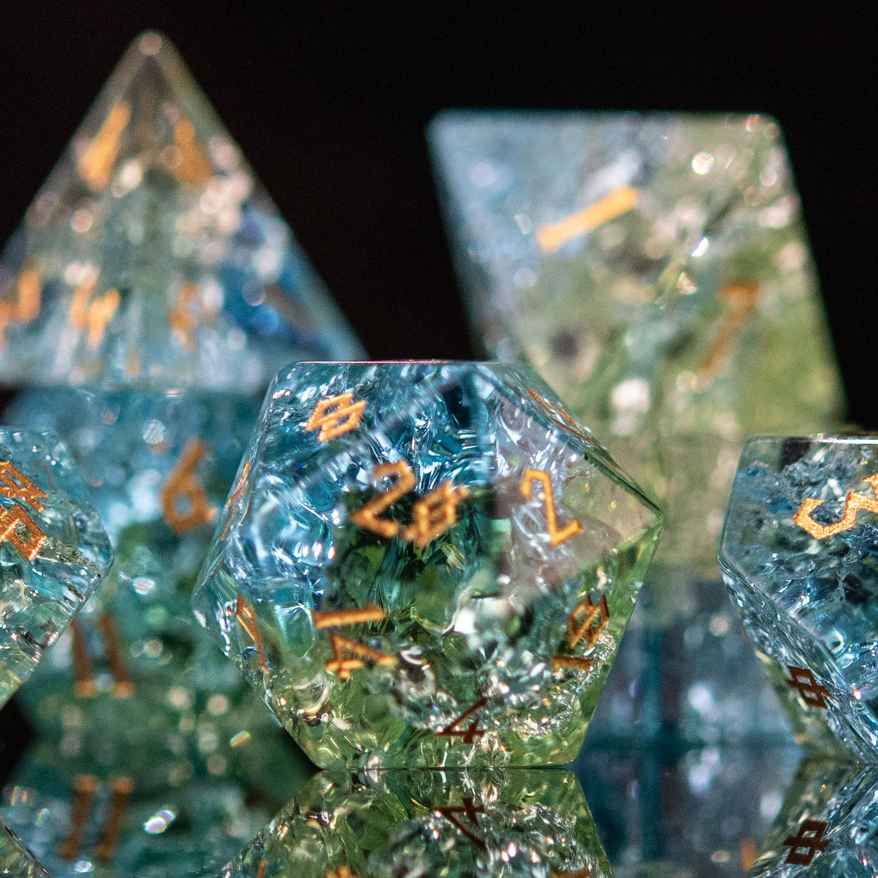 Calypso Shattered Glass Dice Set