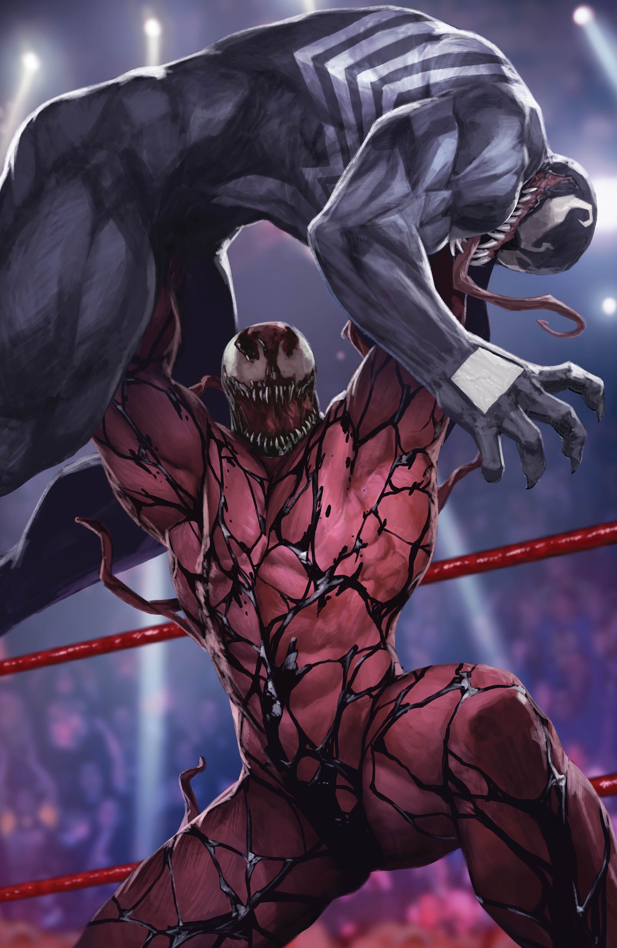 Carnage Black White And Blood #1 (Of 4) Skan Srisuwan Wrestling WWE Virgin Variant (03/31/2021) Marvel