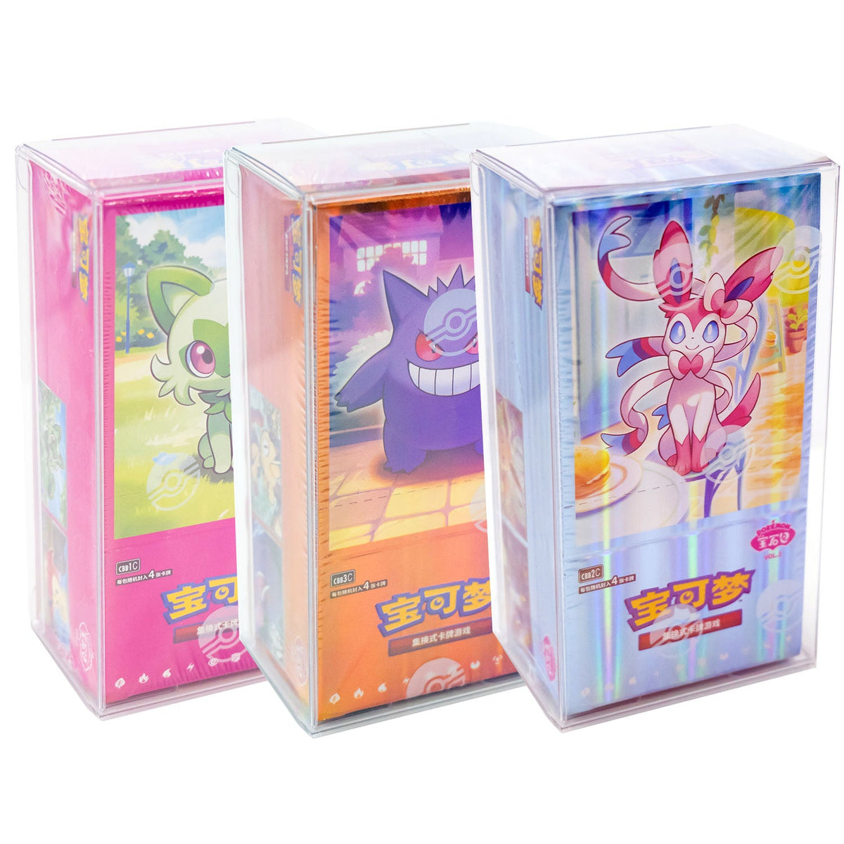 Pokémon Chinese Gem Pack Box Protectors