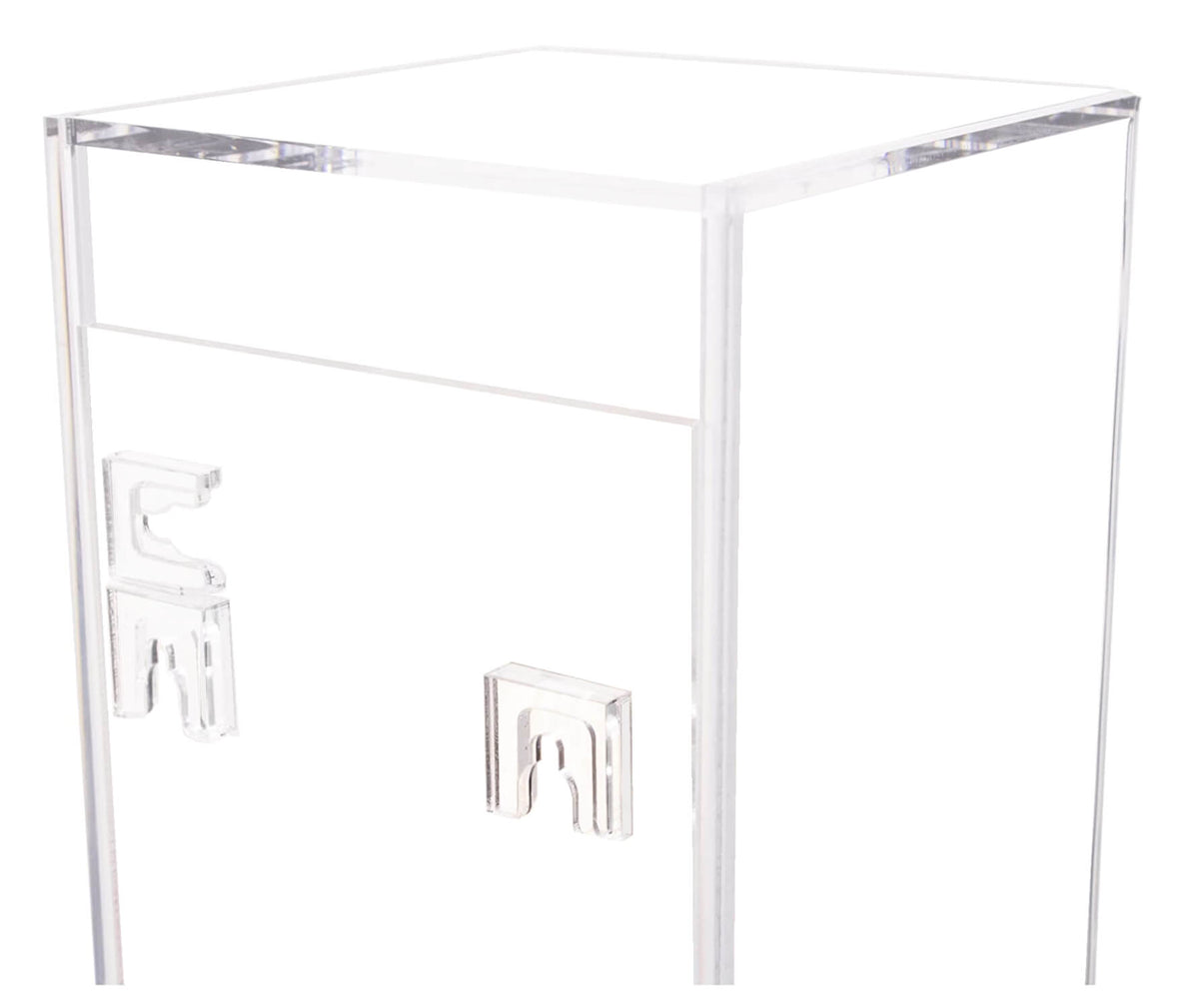 Versatile Acrylic Display Case with Slide Back and Size Options