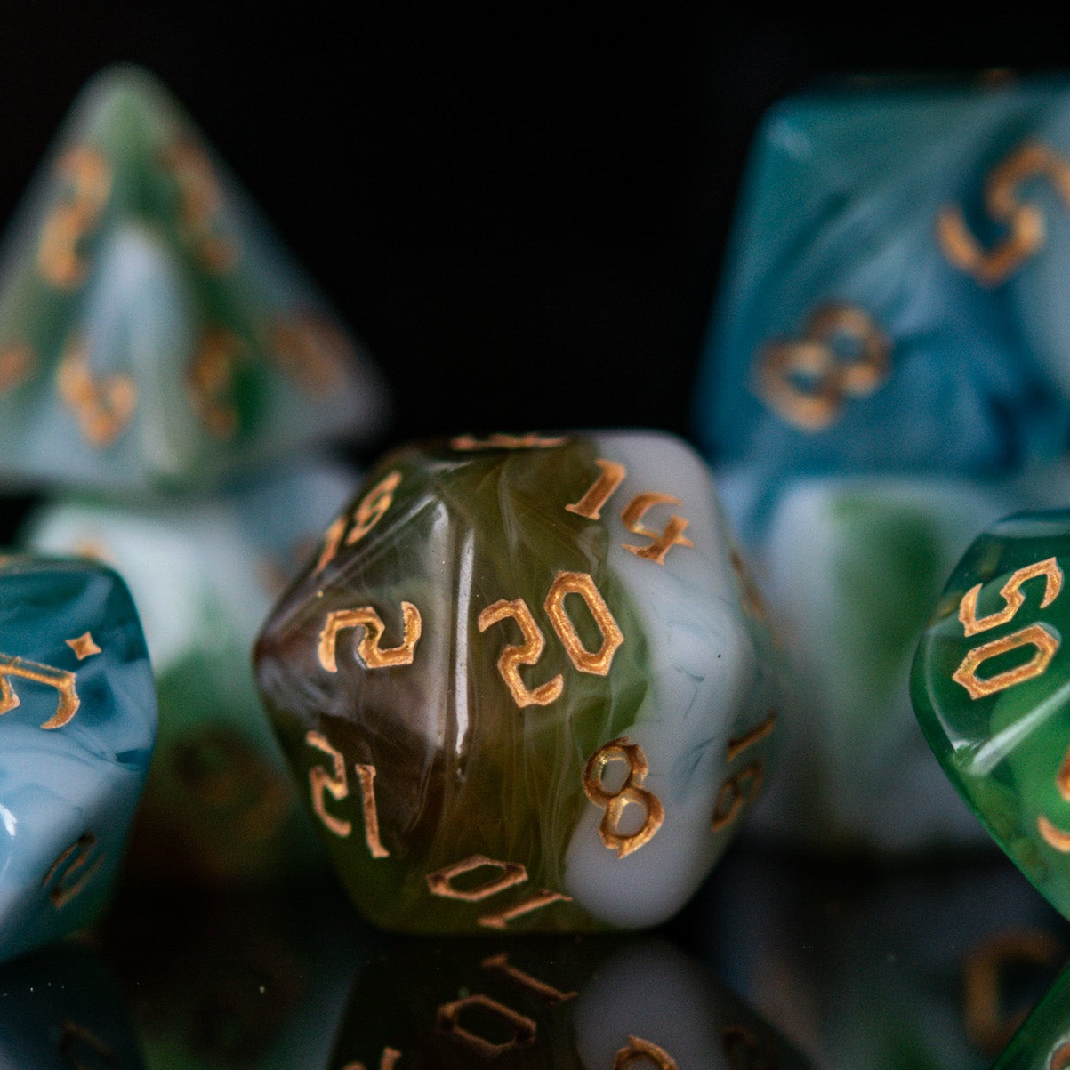 Cleric Class Acrylic Dice Set