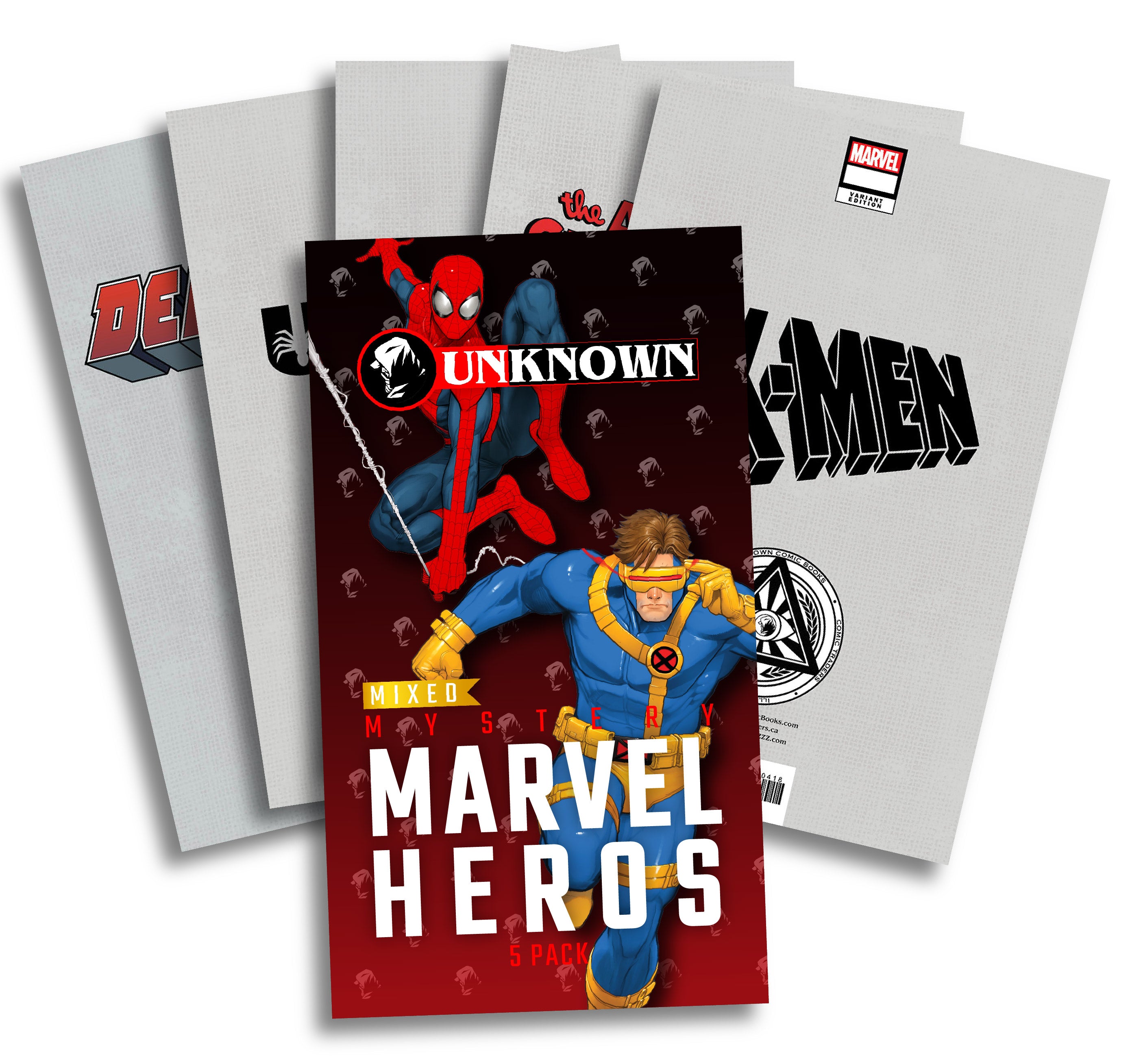 [5 PACK] MARVEL HERO PACK MYSTERY NB&B