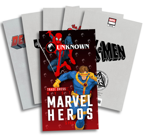 [5 PACK] MARVEL HERO PACK MYSTERY NB&B