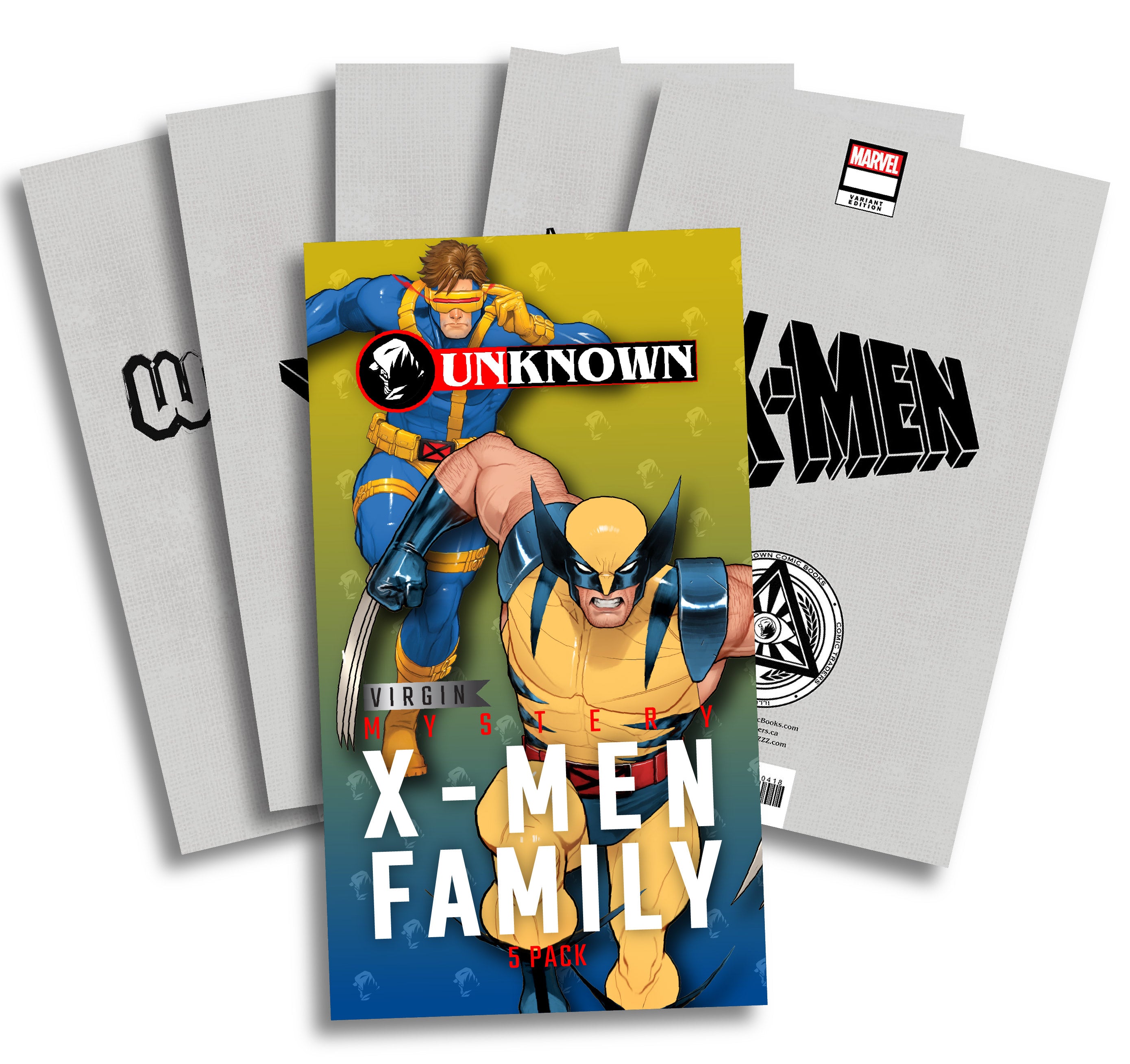 [5 PACK] X-MEN PACK MYSTERY NB&B