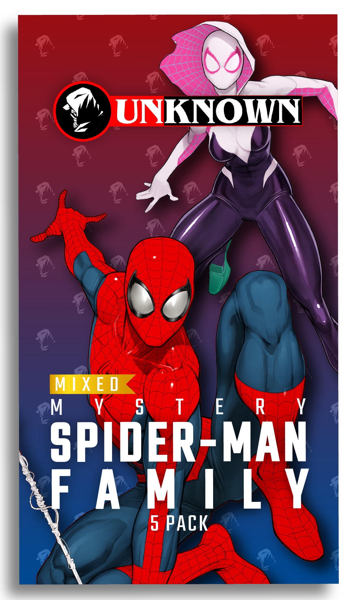 [5 PACK] SPIDER-MAN FAMILY PACK MYSTERY NB&B