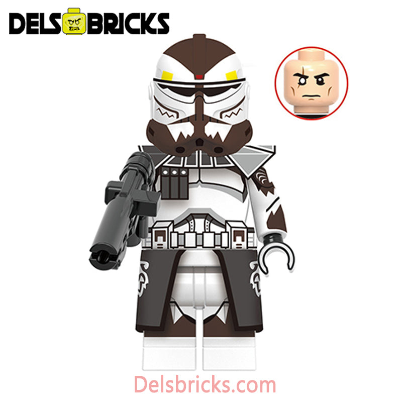 Commander Wolffe Star Wars Lego Minifigures Custom Toys 1