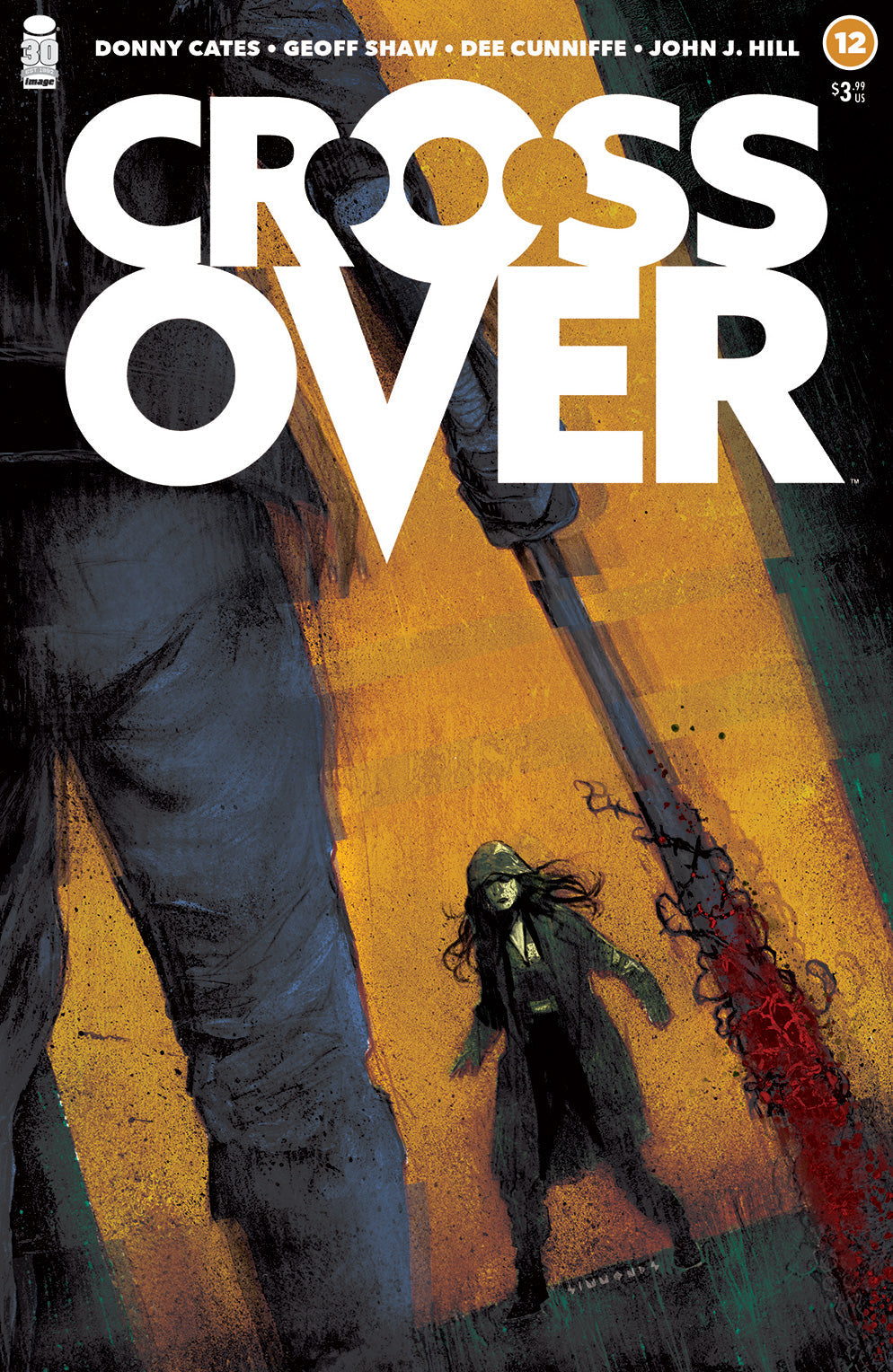 Crossover #12 B Martin Simmonds Variant Negan Walking Dead (03/02/2022) Image