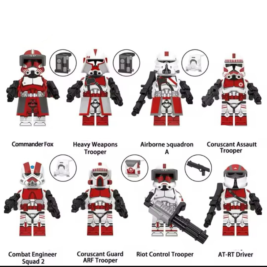 Stormtrooper Minifigure Set – Exclusive Set of 8