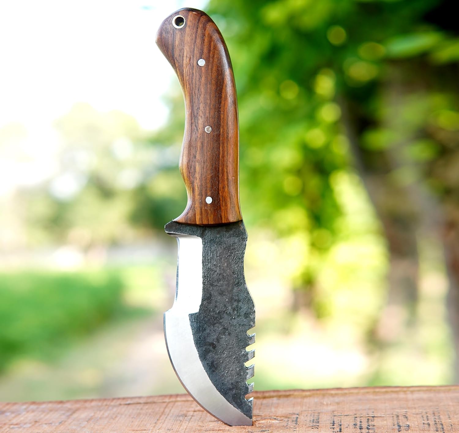 Track Cutting Knife – Custom Handmade 1095 Steel Outdoor Blade