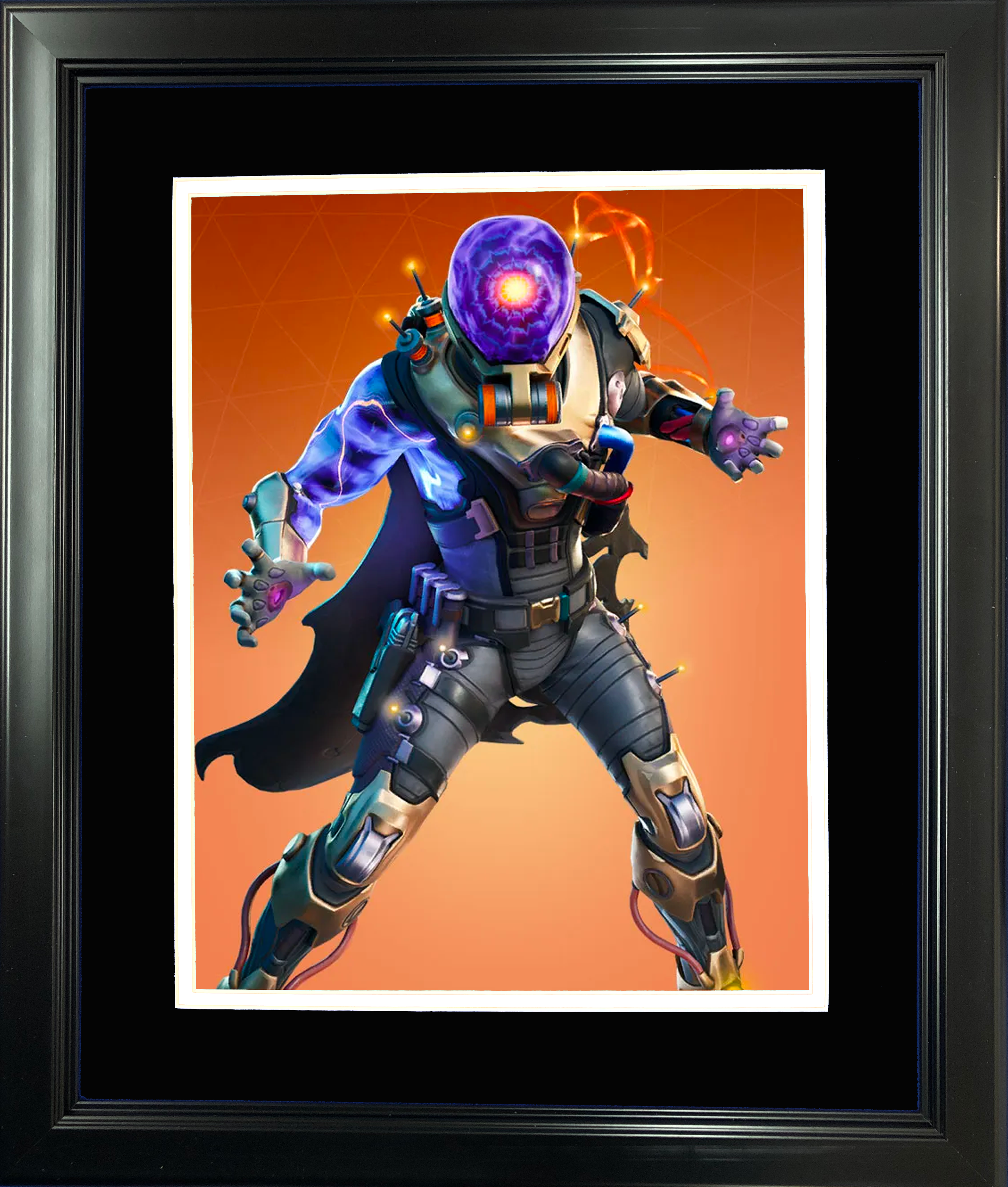Framed Cyclo Legendary Fortnite Skin 11"x14" Video Game Photo