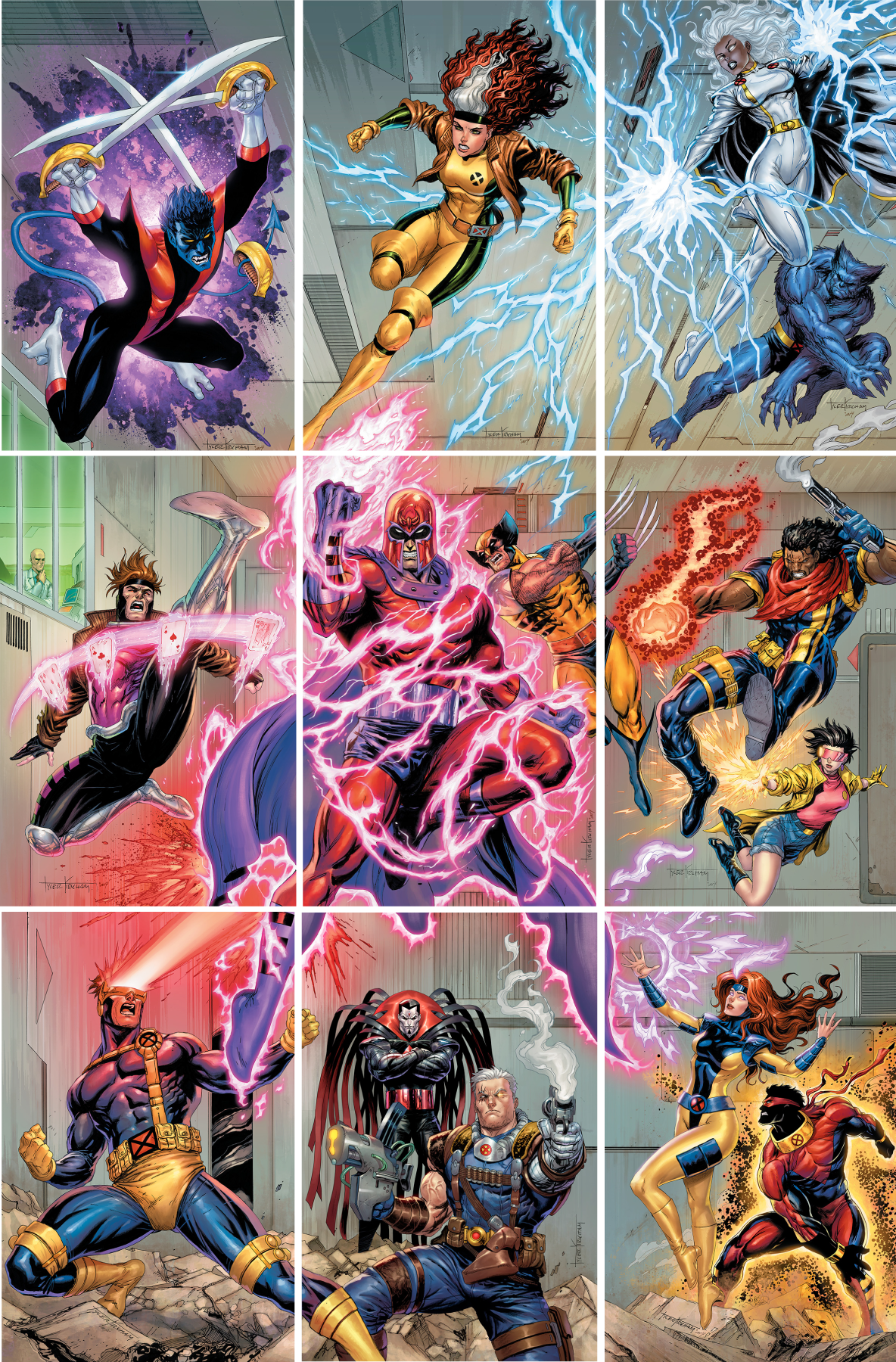 [9 PACK] DANGER ROOM CARD SET HOMAGE CONNECTING COVERS EXCLUSIVE VIRGIN BUNDLE TYLER KIRKHAM VAR (01/01/2025)