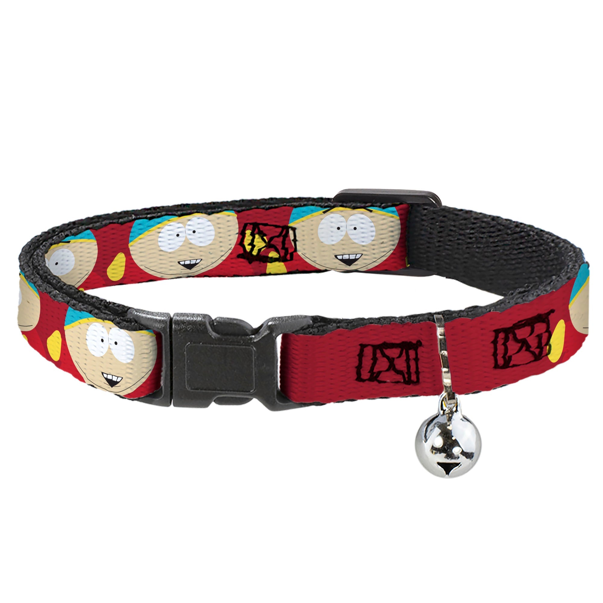 Breakaway Cat Collar with Bell - South Park Cartman Expressions Red