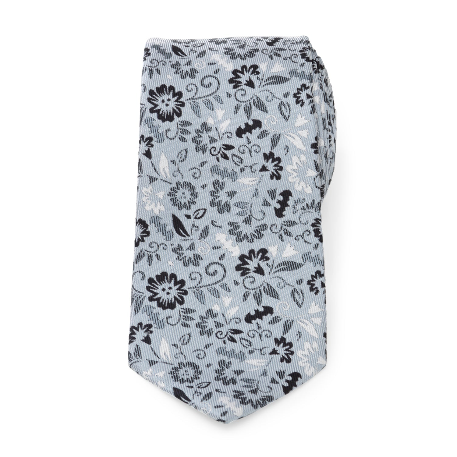 DC Batman Patterned Floral Blue Men's Tie