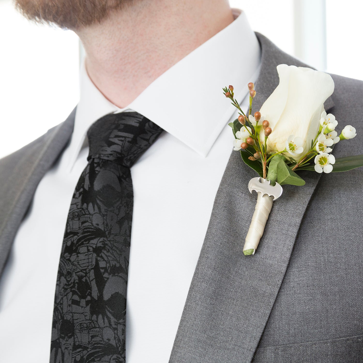 DC Batman Comic Black Tie