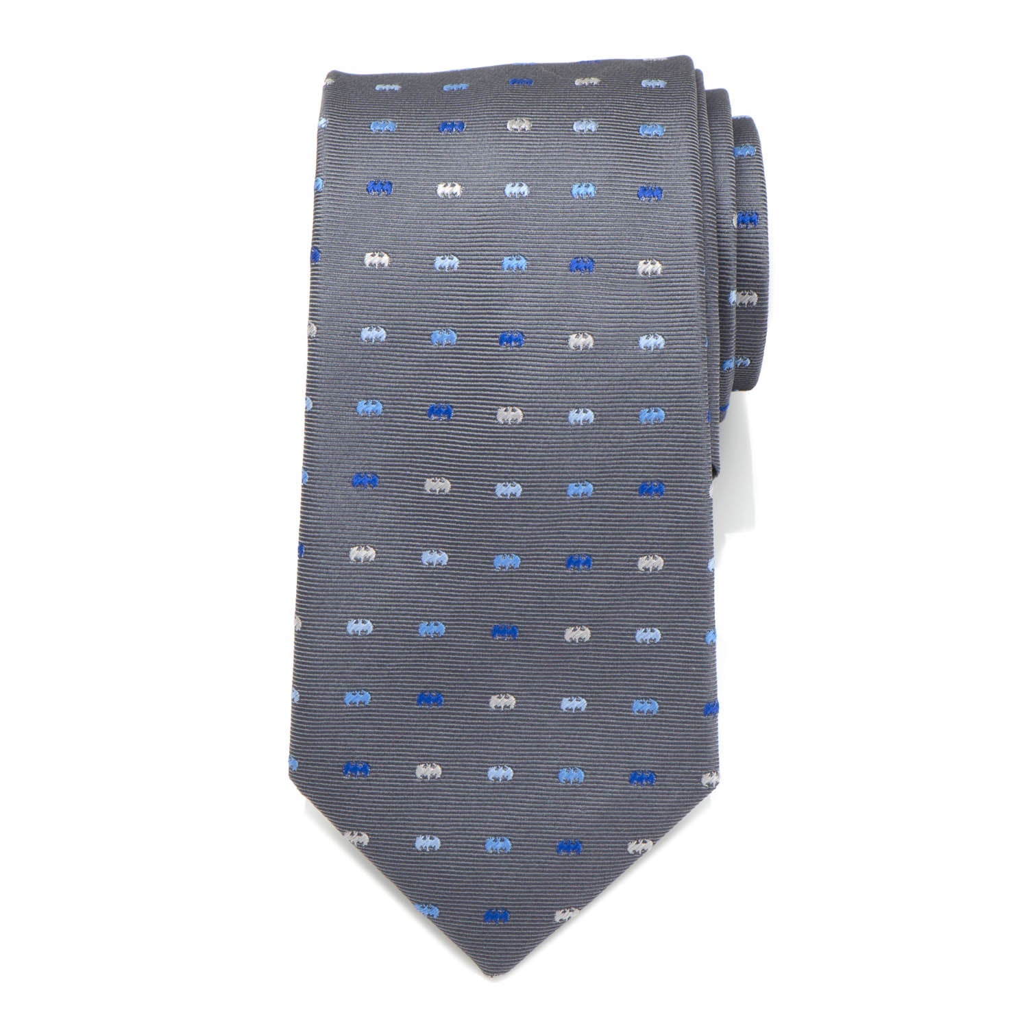 DC Batman Icon Gray Mens Tie