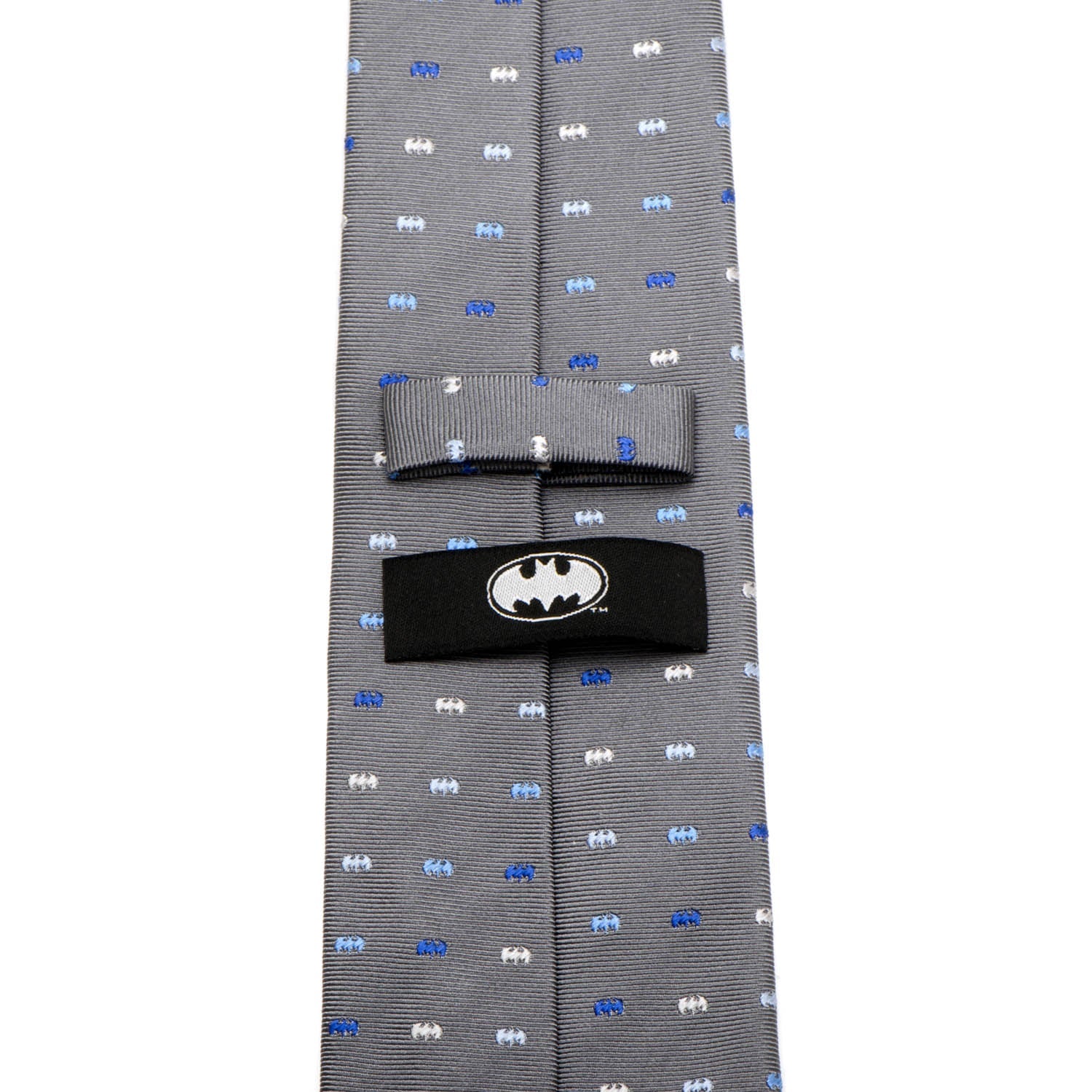 DC Batman Icon Gray Mens Tie