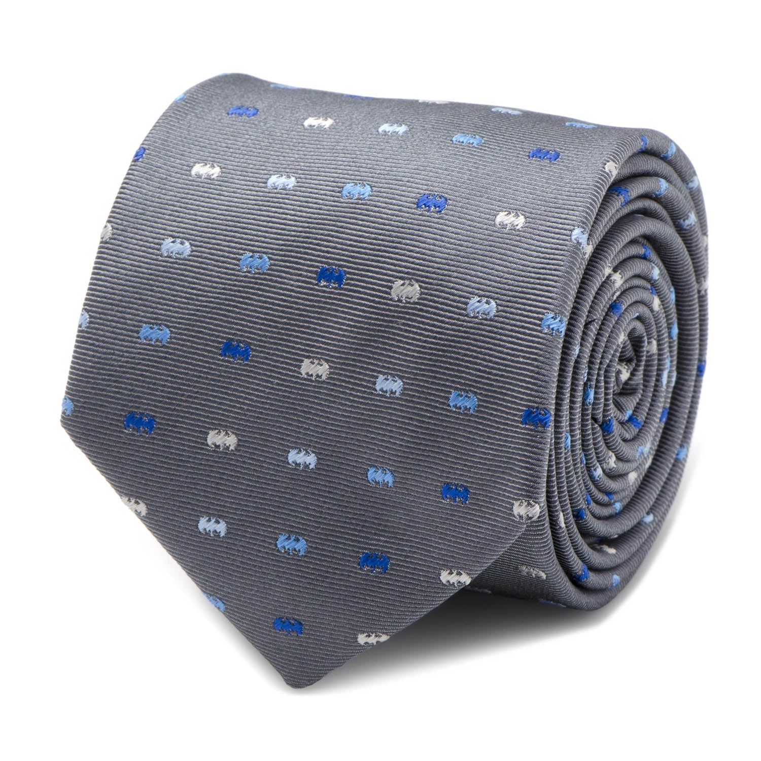 DC Batman Icon Gray Mens Tie