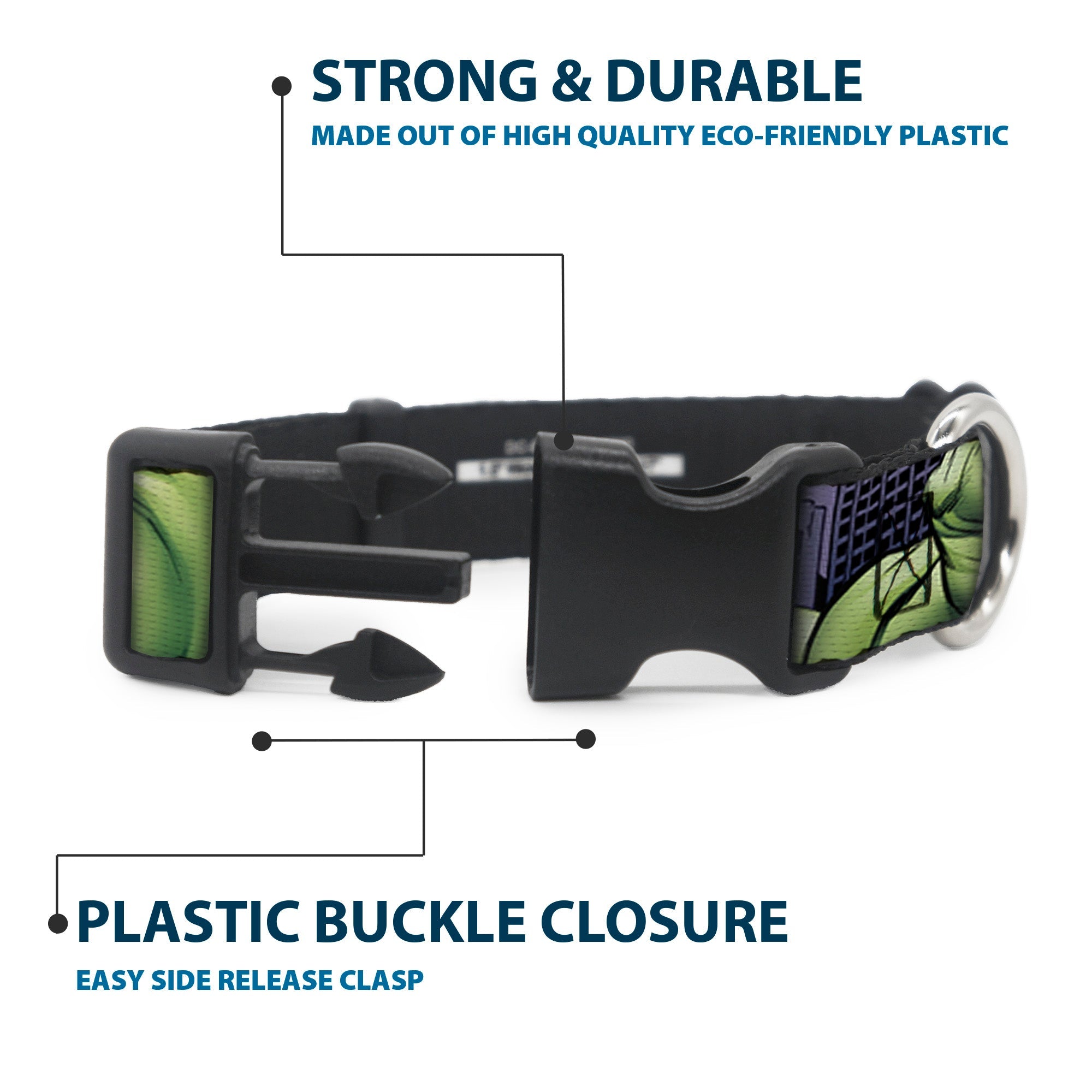 Plastic Clip Collar - Marvel Hulk CLOSE-UP Poses
