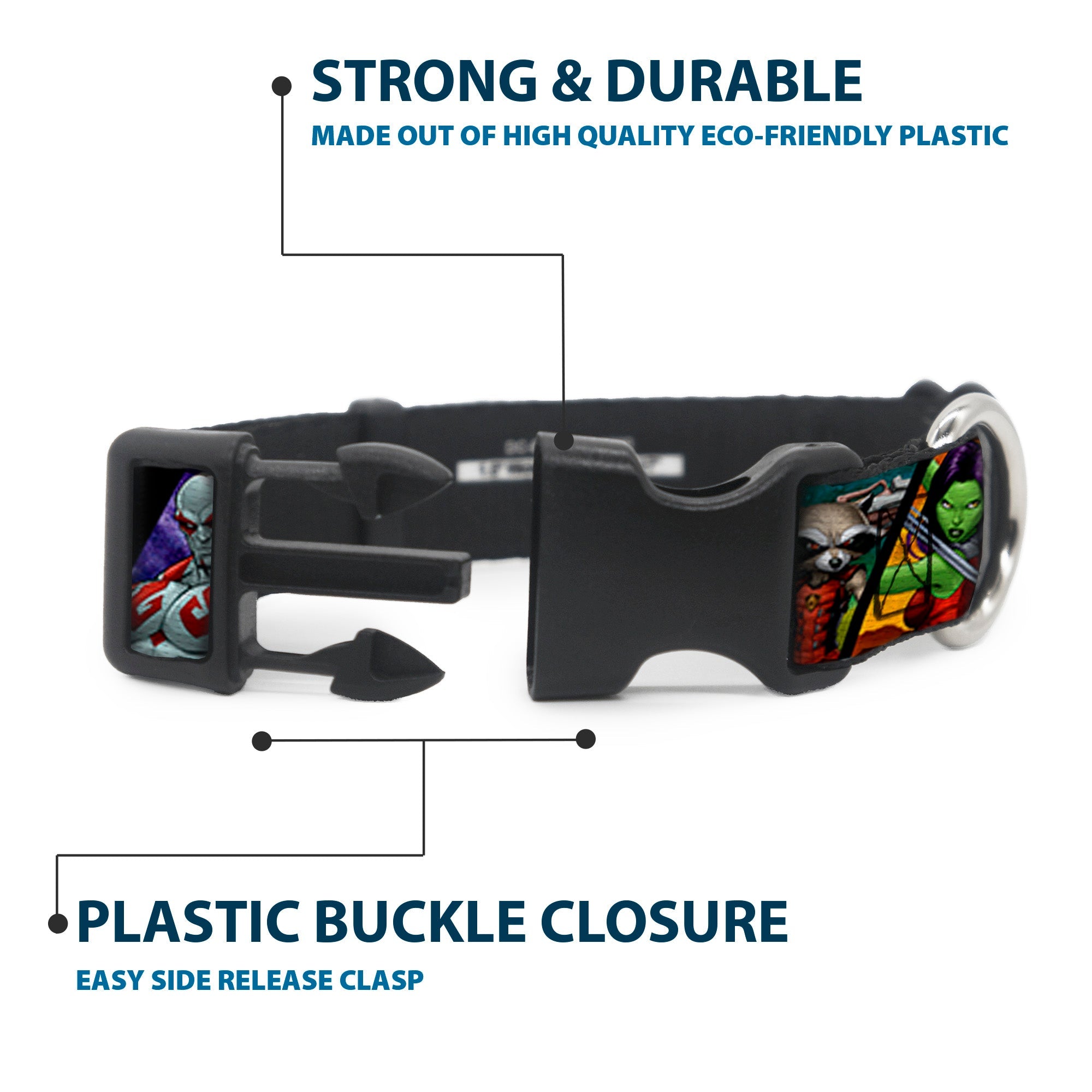 Plastic Clip Collar - GUARDIANS OF THE GALAXY 5-Character Pose Blocks