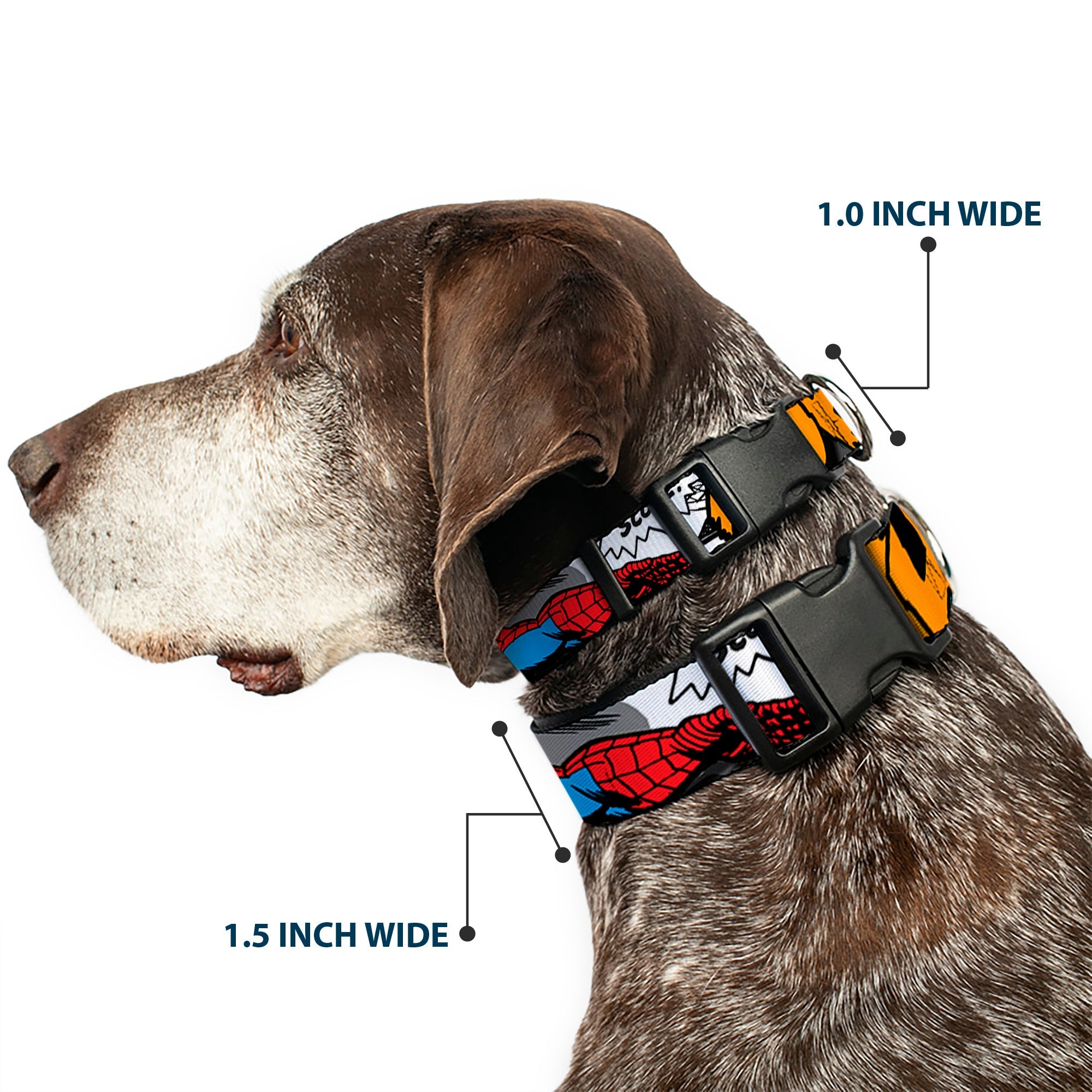 Plastic Clip Collar - Spider-Man w/Action Verbiage