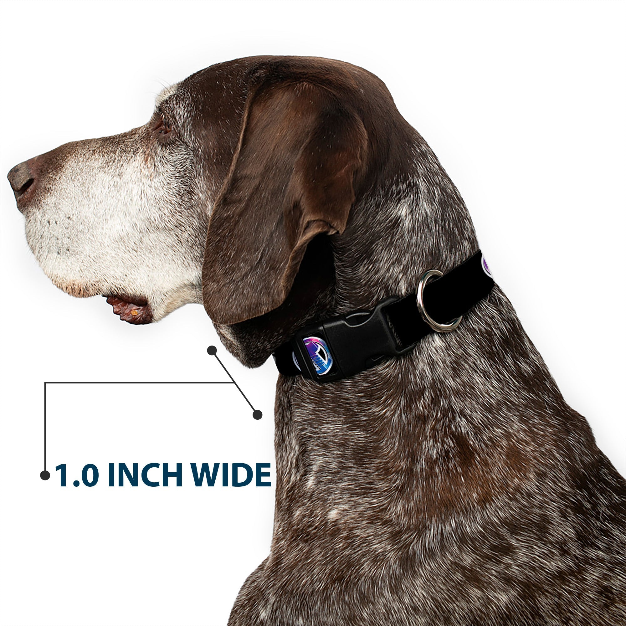 Plastic Clip Collar - Thor SON OF ODIN/Hamner Icon Black/White/Blues