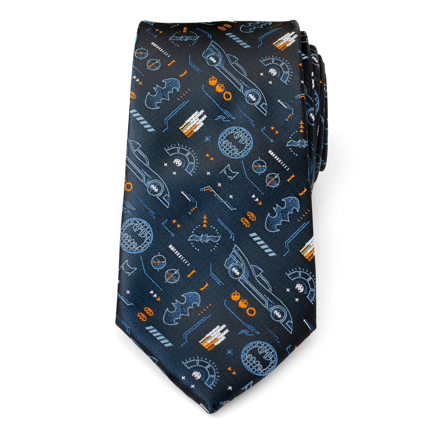 DC Batman Batmobile Black Men's Tie