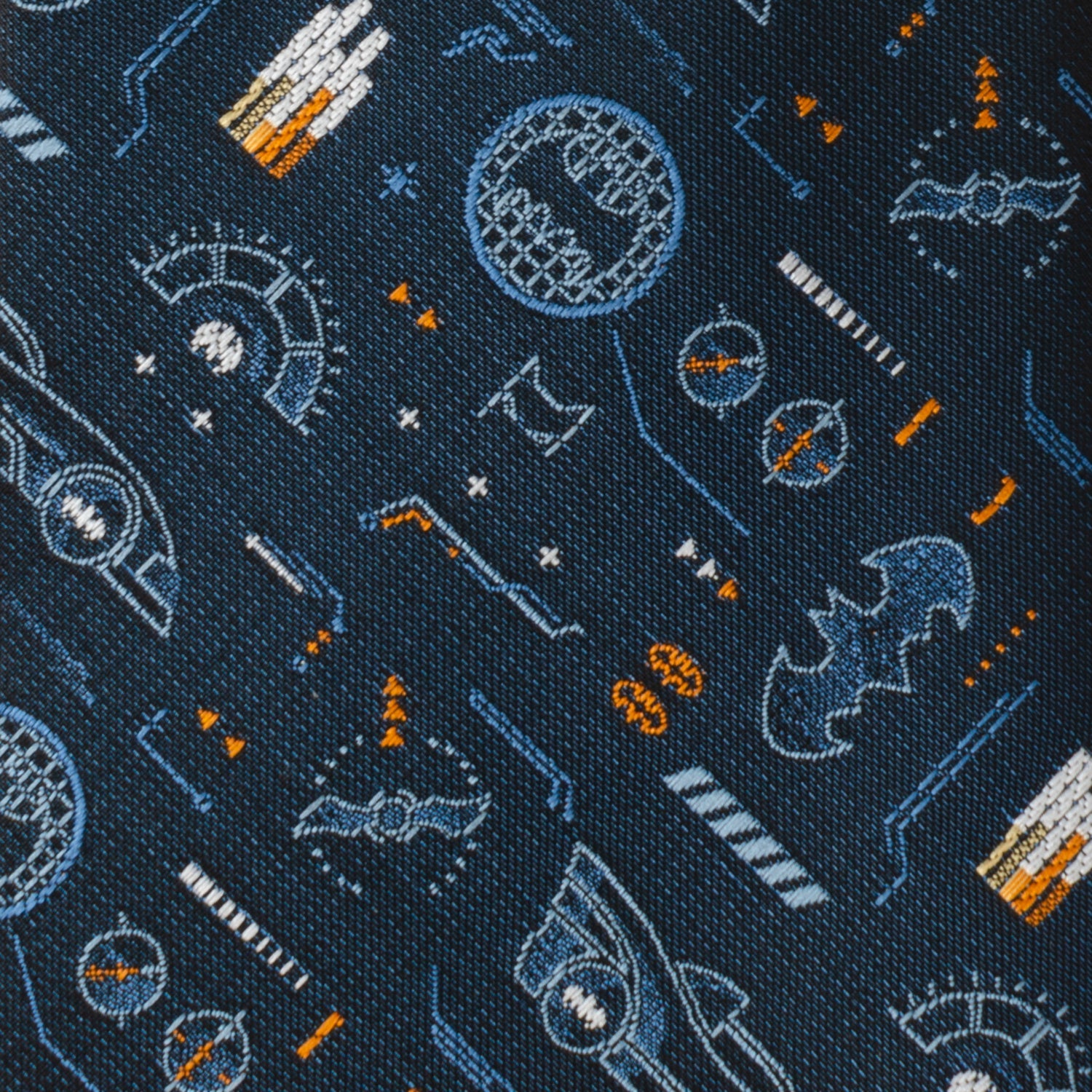 DC Batman Batmobile Black Men's Tie