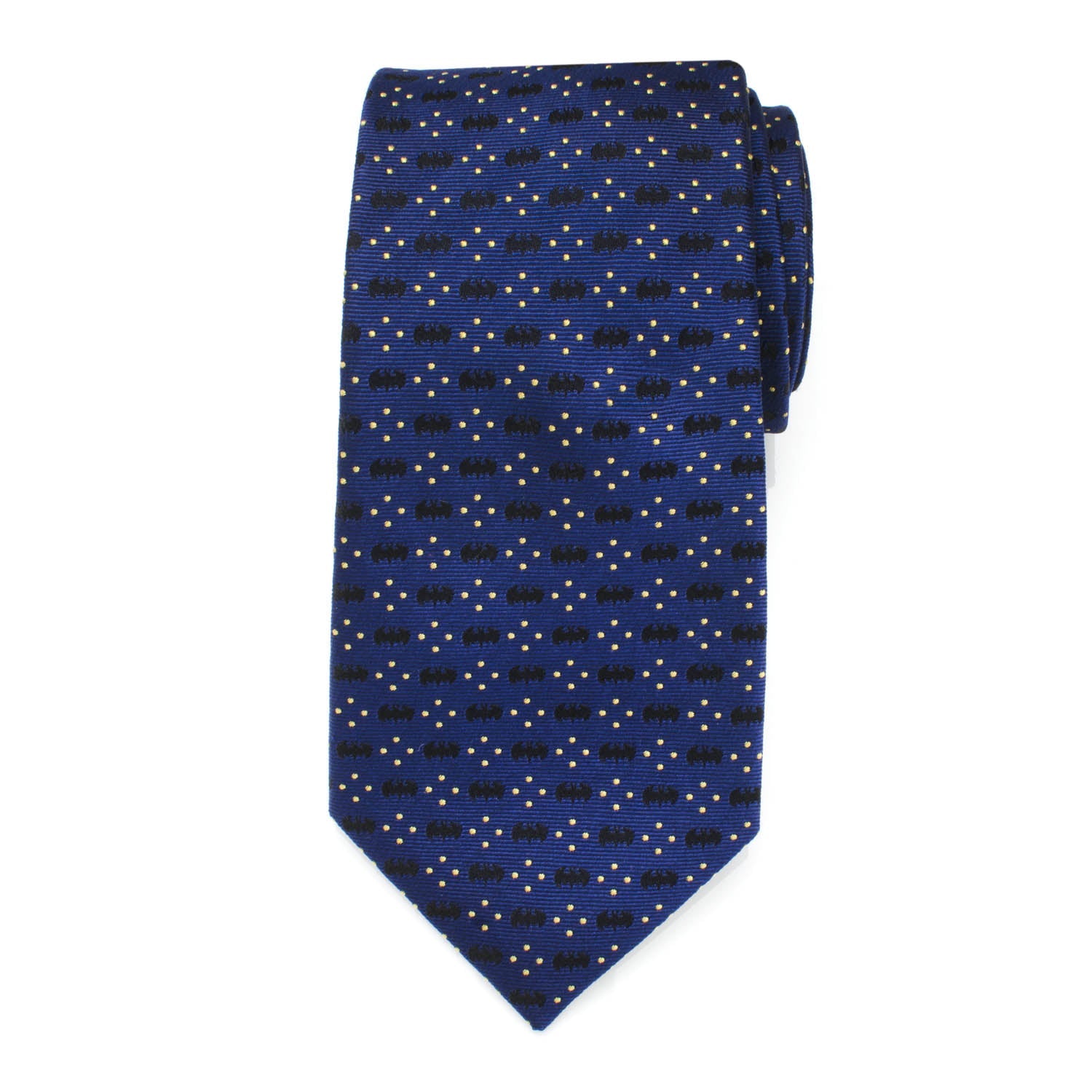 DC Batman Icon Diamond Dot Navy Mens Tie