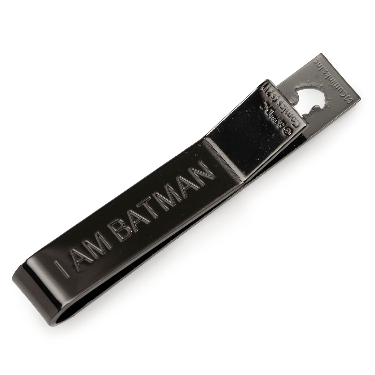 DC Batman I Am Batman Black Tie Bar