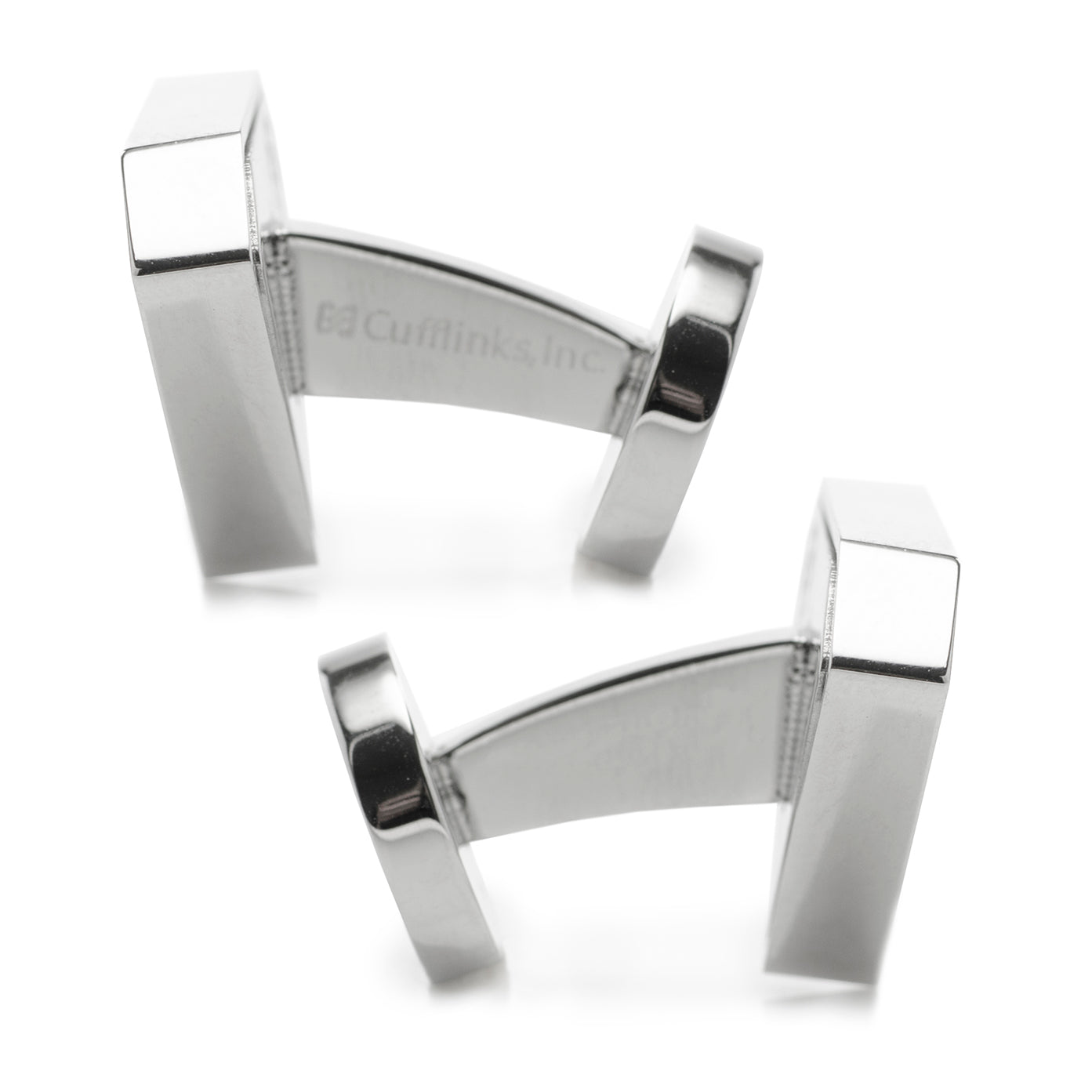 DC Superman Black Onyx Stainless Steel Cufflinks