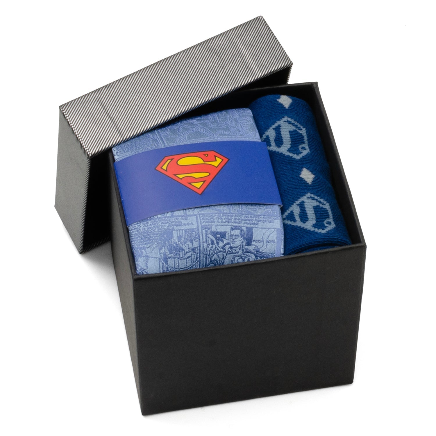 DC Superman Tie and Sock Gift Set