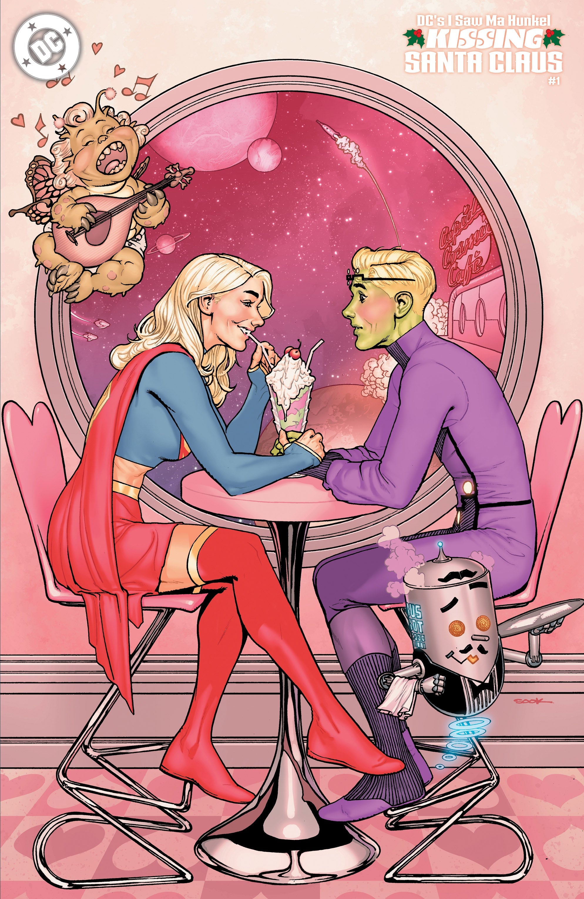 Dcs I Saw Ma Hunkel Kissing Santa Claus #1 (One Shot) B Ryan Sook Variant (11/26/2025) Dc