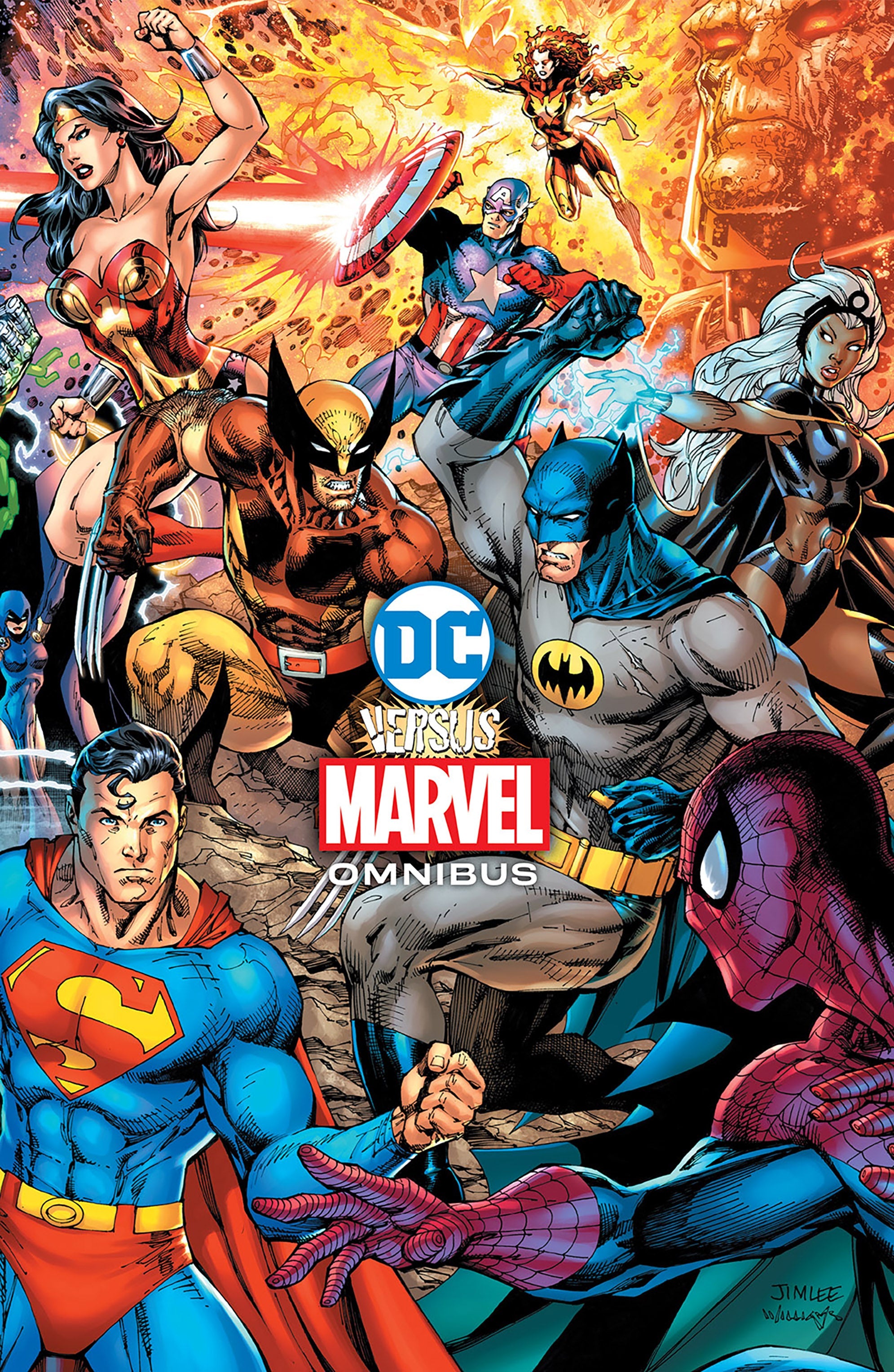 Dc Versus Marvel Omnibus Hc DM Exclusive Jim Lee & Scott Williams Wraparound Var (10/29/2024) DC NM- 9.2