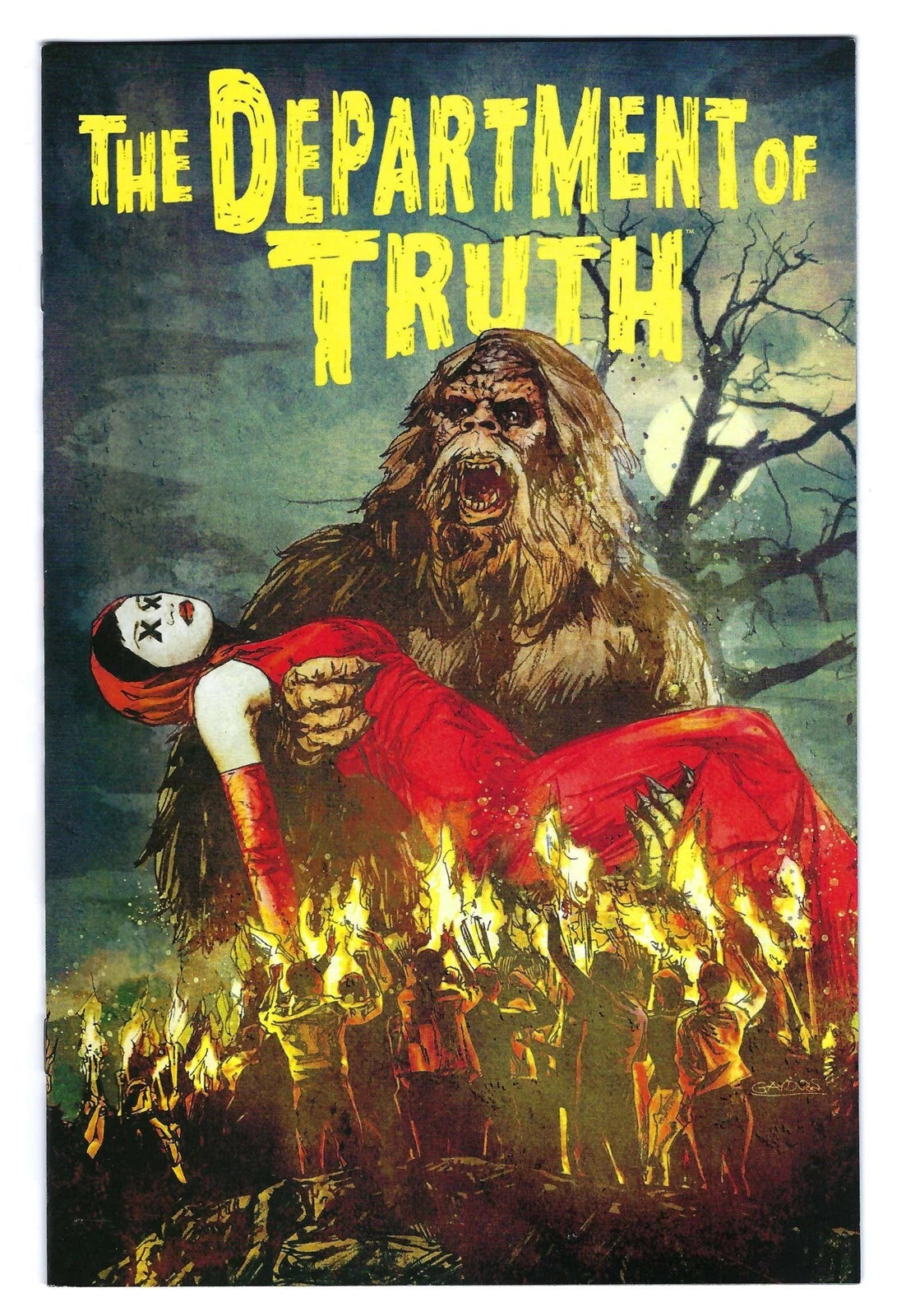 THE DEPARTMENT OF TRUTH #10 MICHAEL GAYDOS EXCLUSIVE VAR (06/30/2021)
