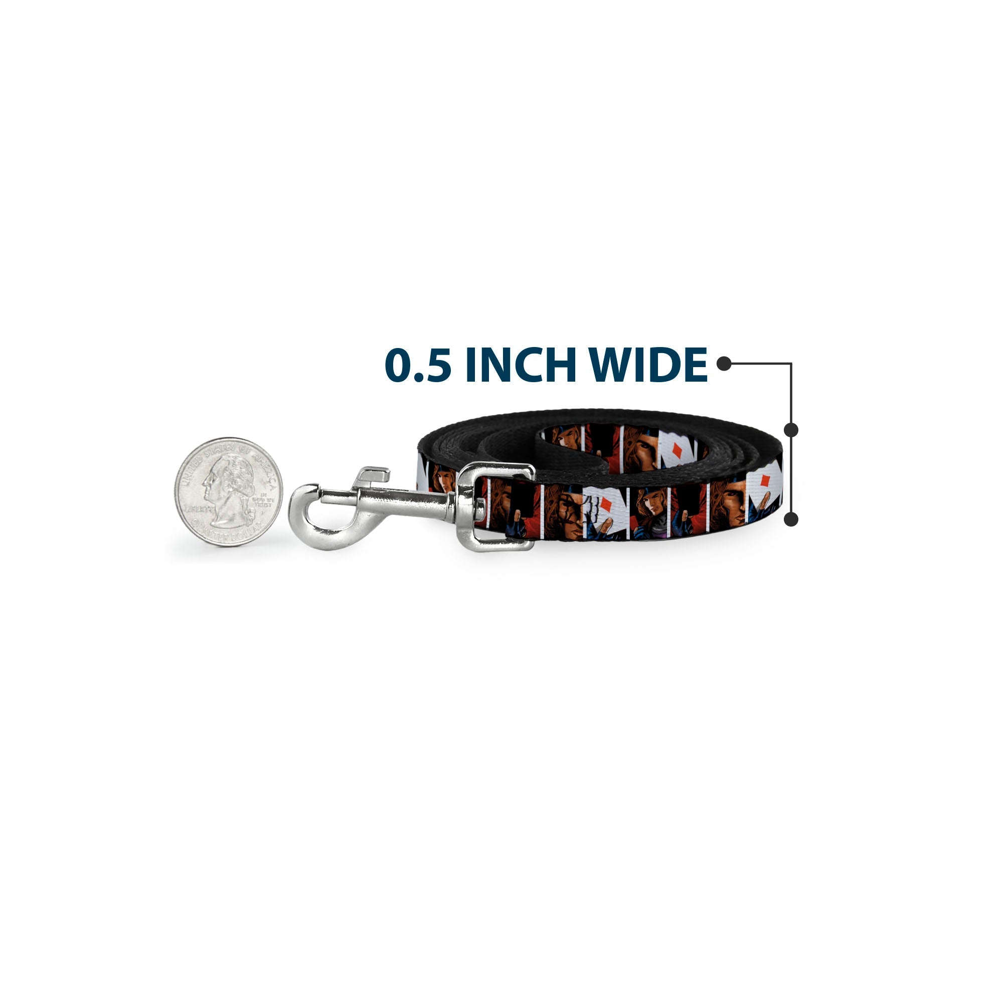 Dog Leash - X-Men Gambit Cards 4-Pose Blocks